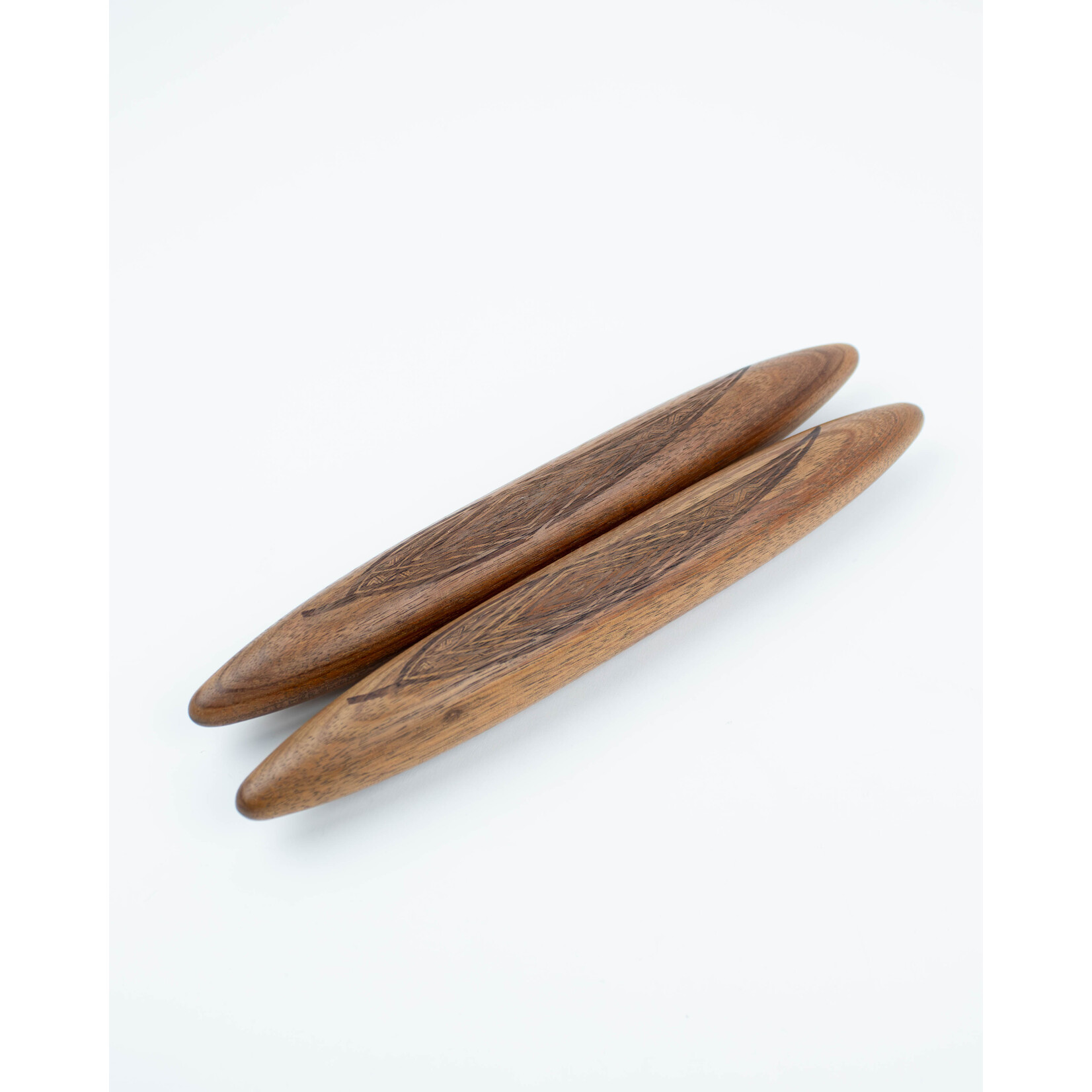 Ngarga Warendj Clapsticks with Gum Leaves