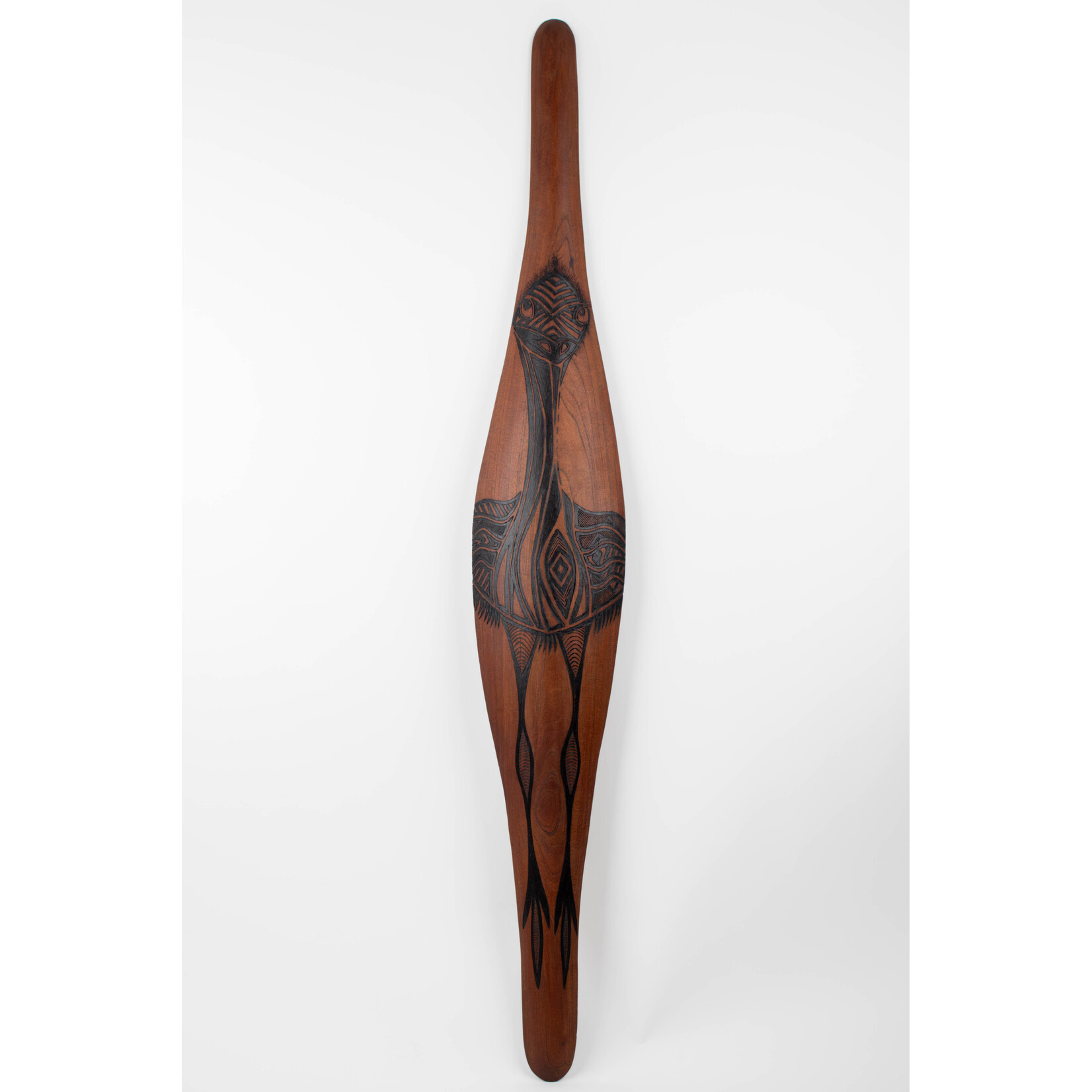 Ngarga Warendj Large Wide Malgarr Shield (Emu)