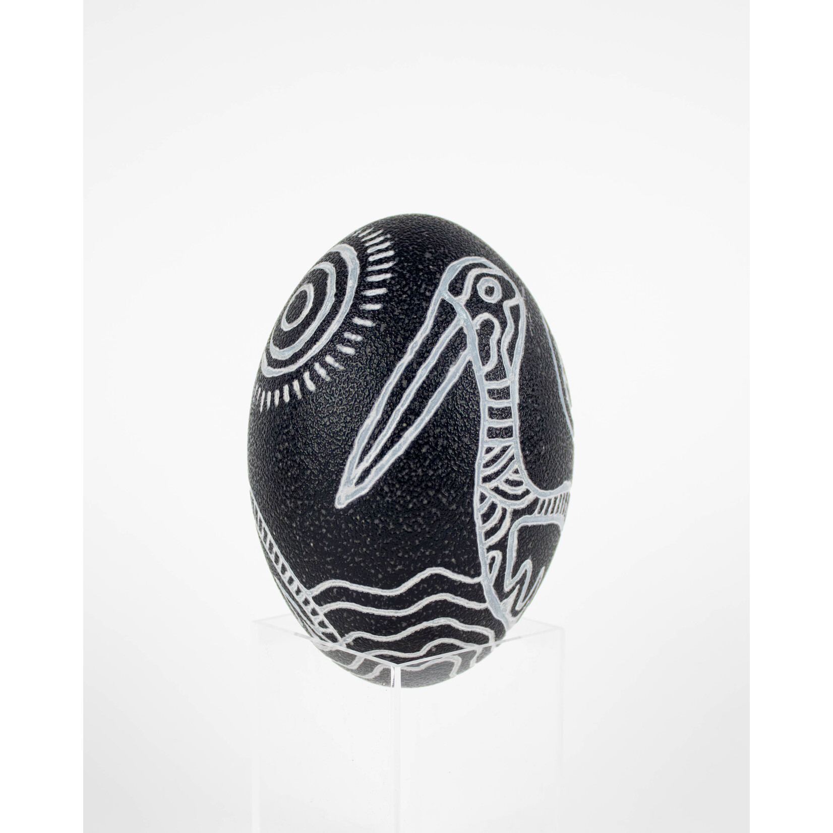 Brendan Kennedy Carved Emu Egg