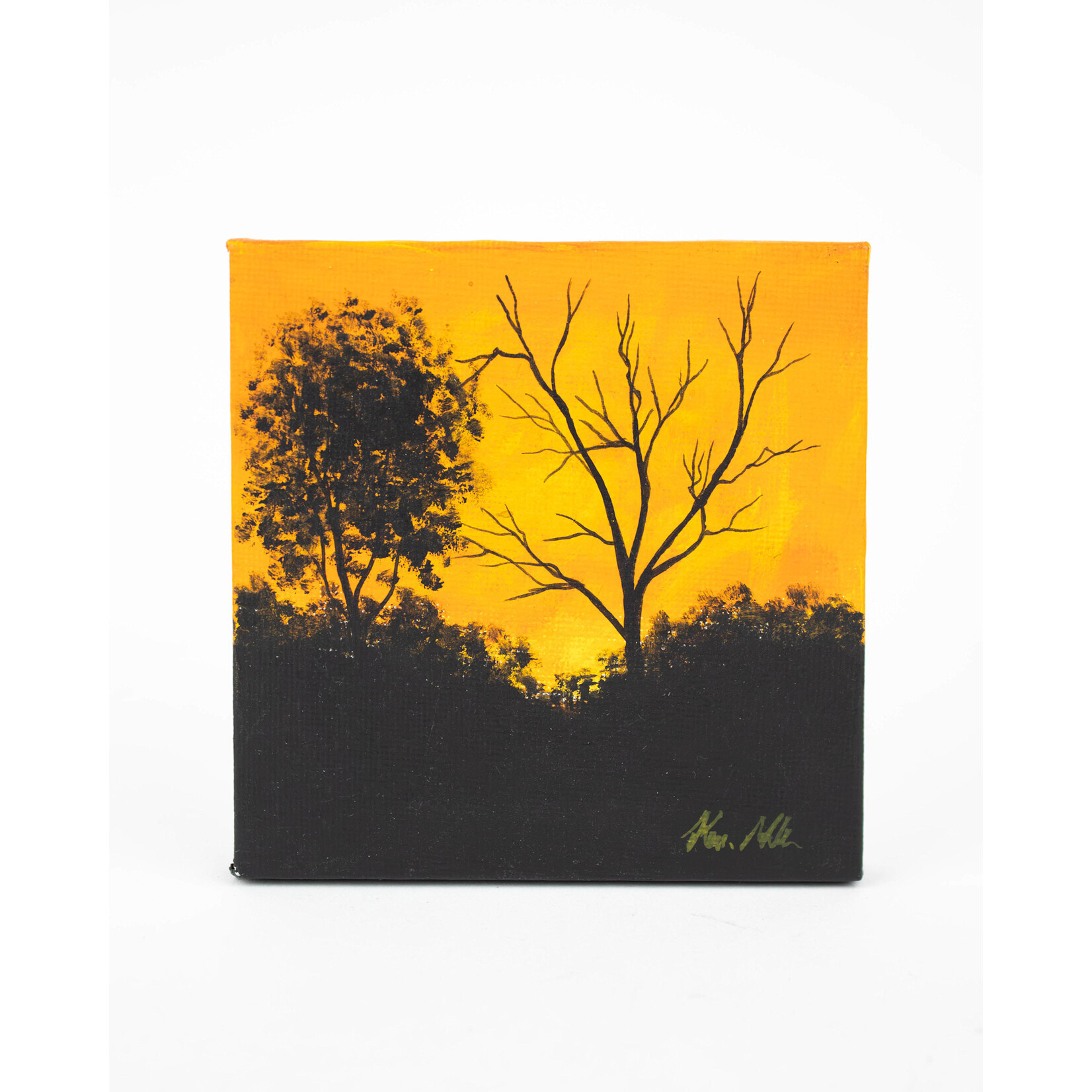 Kevin Williams Small Painting & Easel