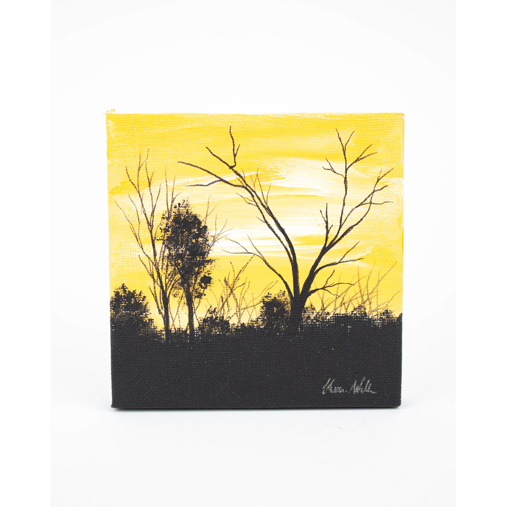 Kevin Williams Small Painting & Easel
