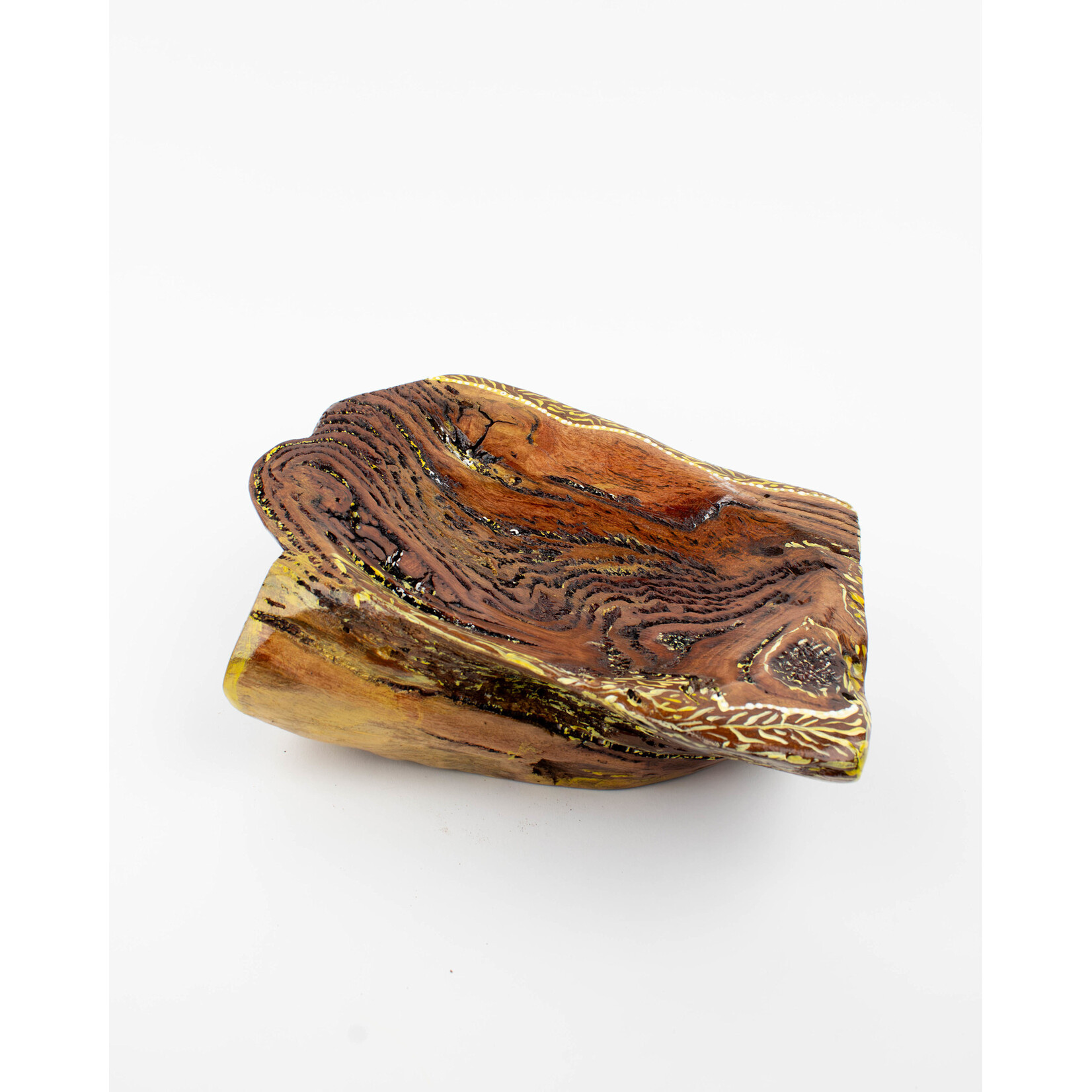 Uncle Col (Marra) Clark Red Box Wood Bowl