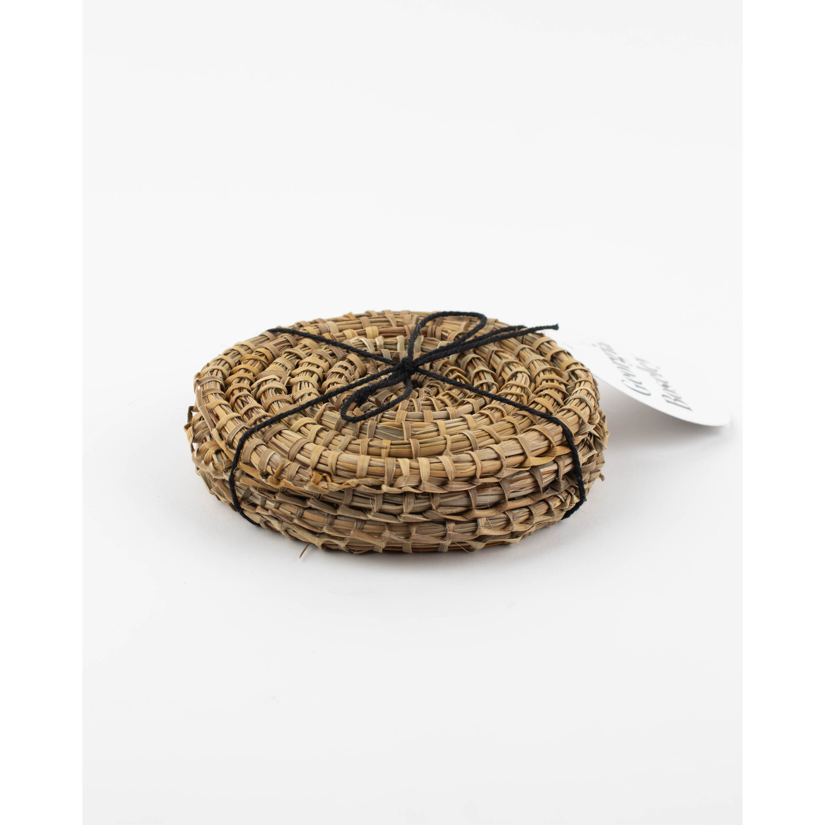 Georgia Boseley Woven Coasters — Flax