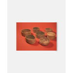 Aunty Connie Hart Orange Woven Baskets Postcard