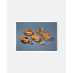 Aunty Connie Hart Blue Woven Baskets Postcard