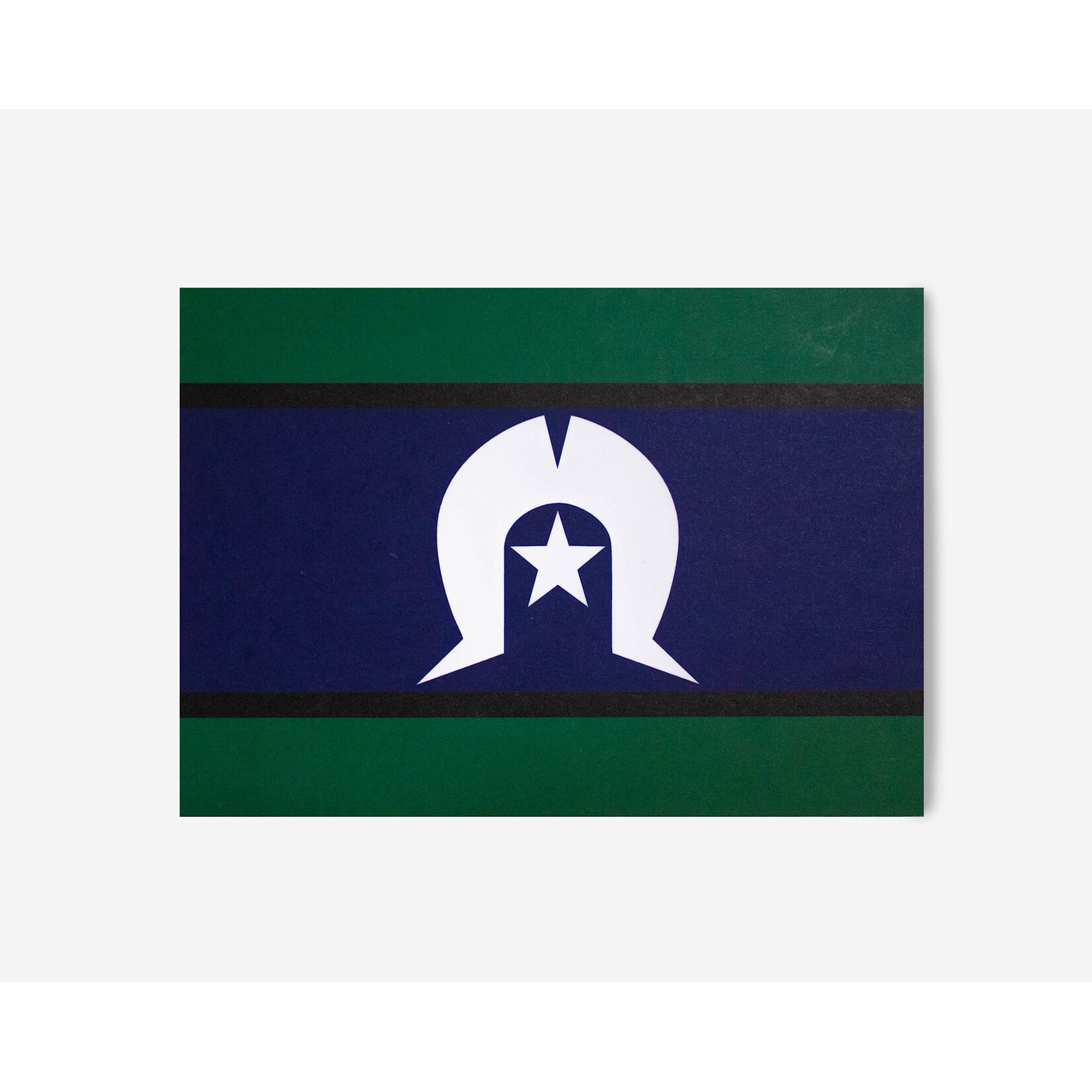 shopKHT Torres Strait Islander Flag Postcard