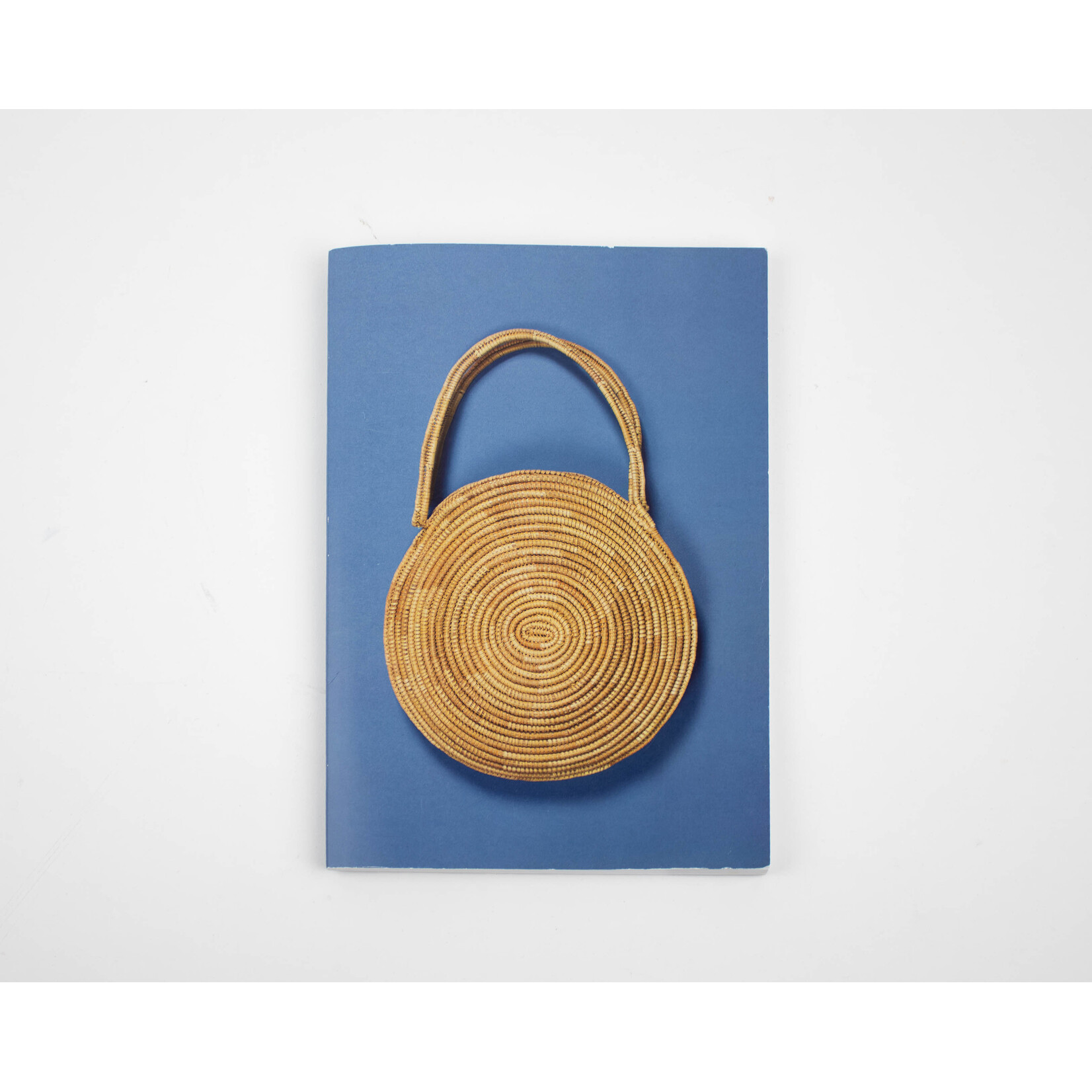 Aunty Connie Hart Blue Woven Basket Notebook