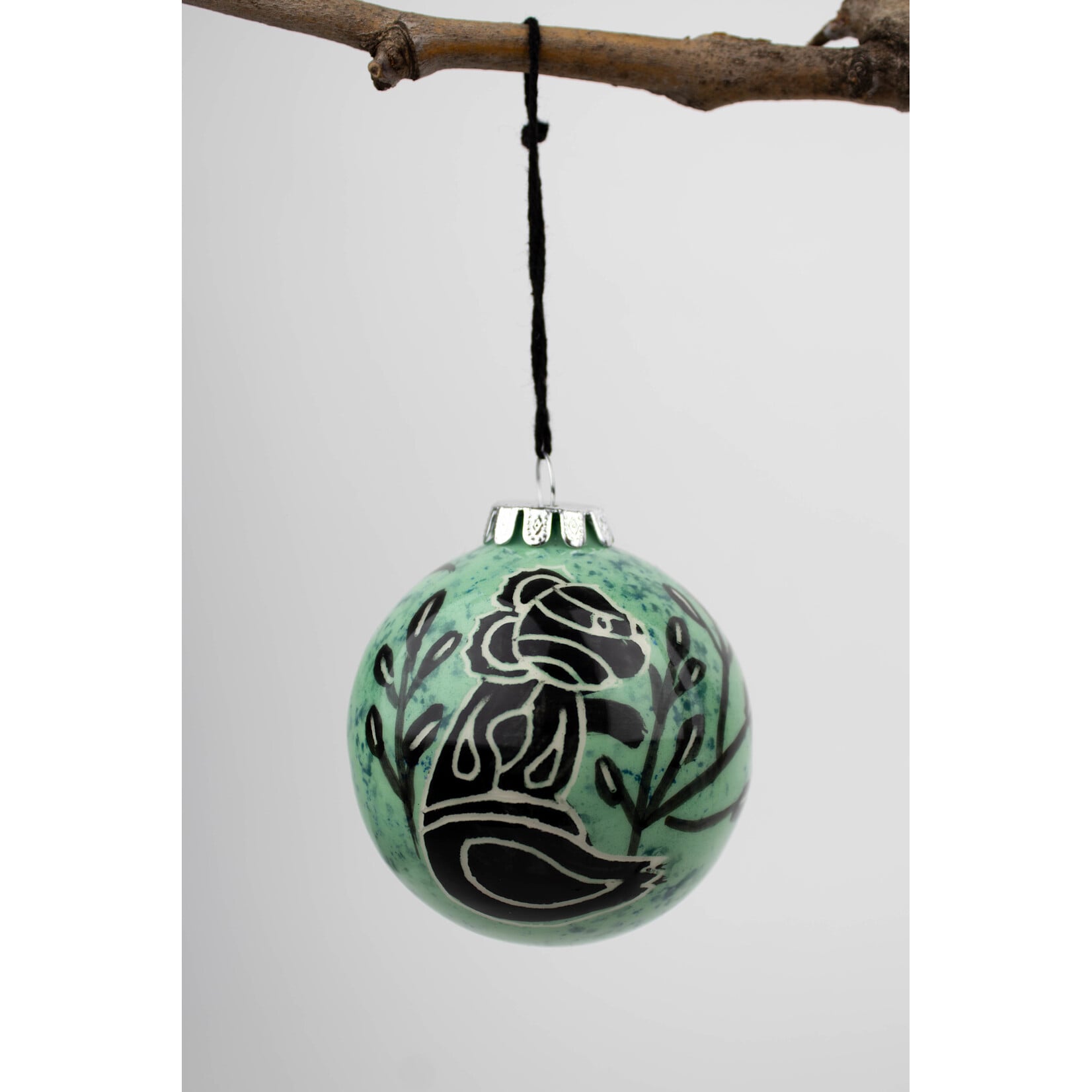 BNYM Small Ceramic Bauble - Green