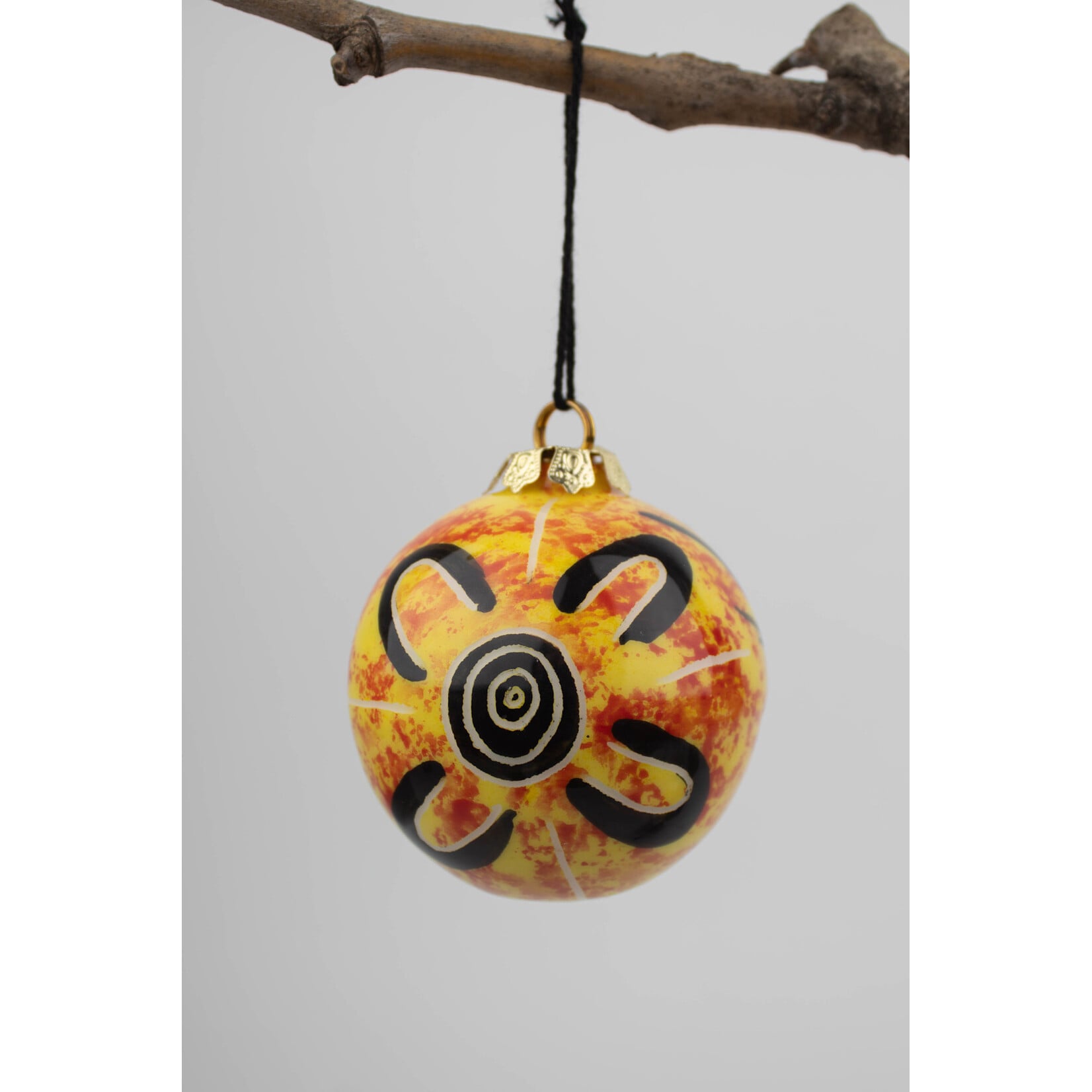 BNYM Small Ceramic Bauble - Orange