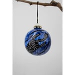 BNYM Medium Ceramic Bauble - Blue