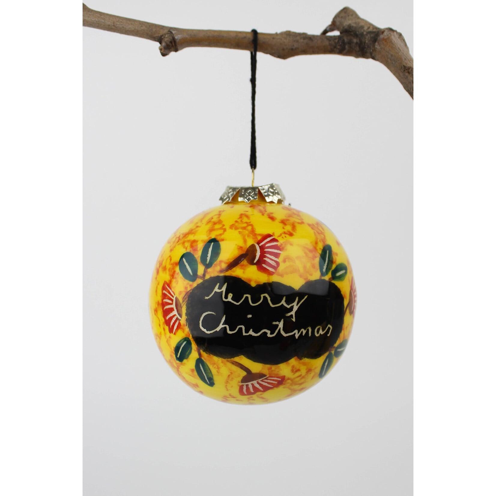 BNYM Medium Ceramic Bauble - Yellow