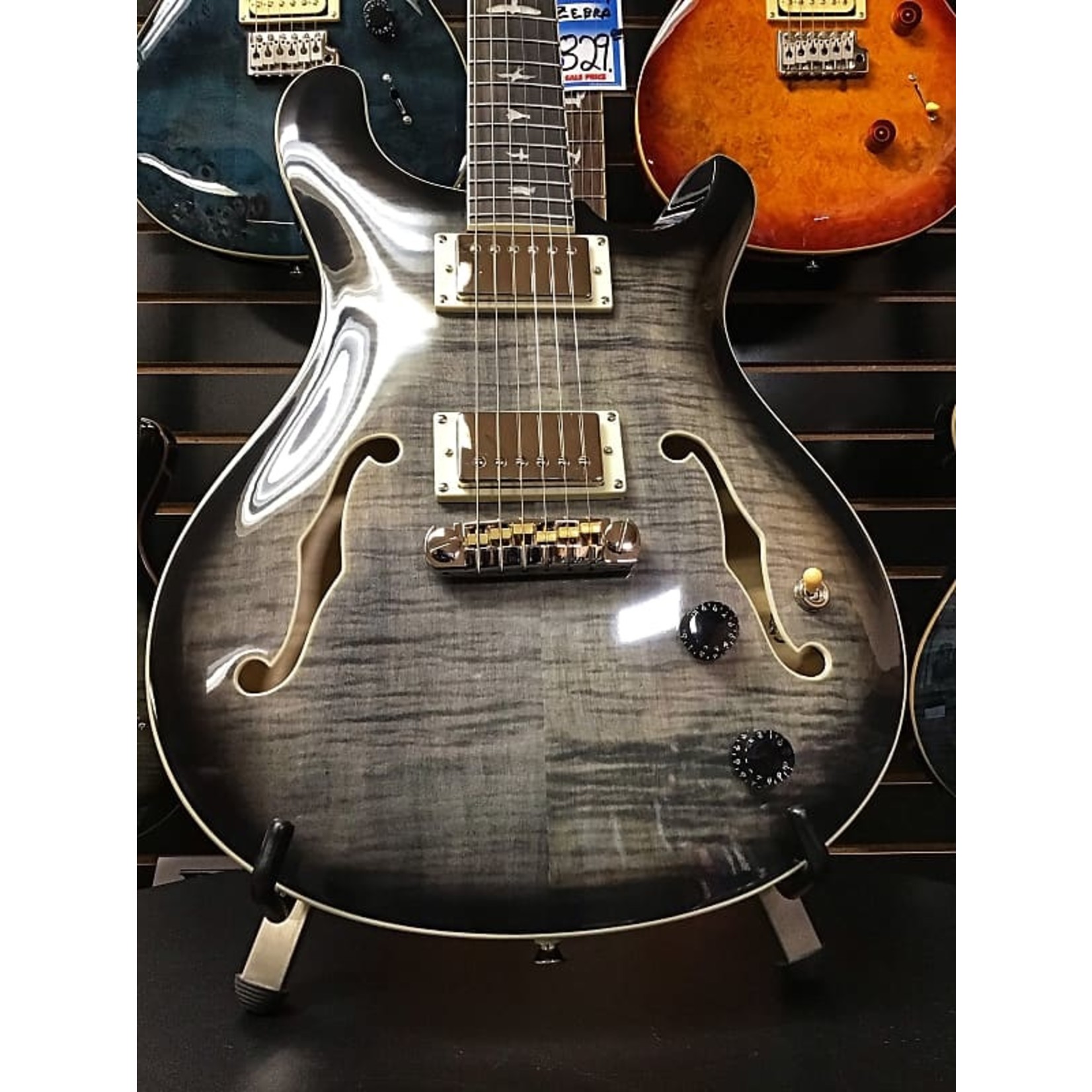 Paul Reed Smith Paul Reed Smith SE Hollowbody II in Charcoal Burst