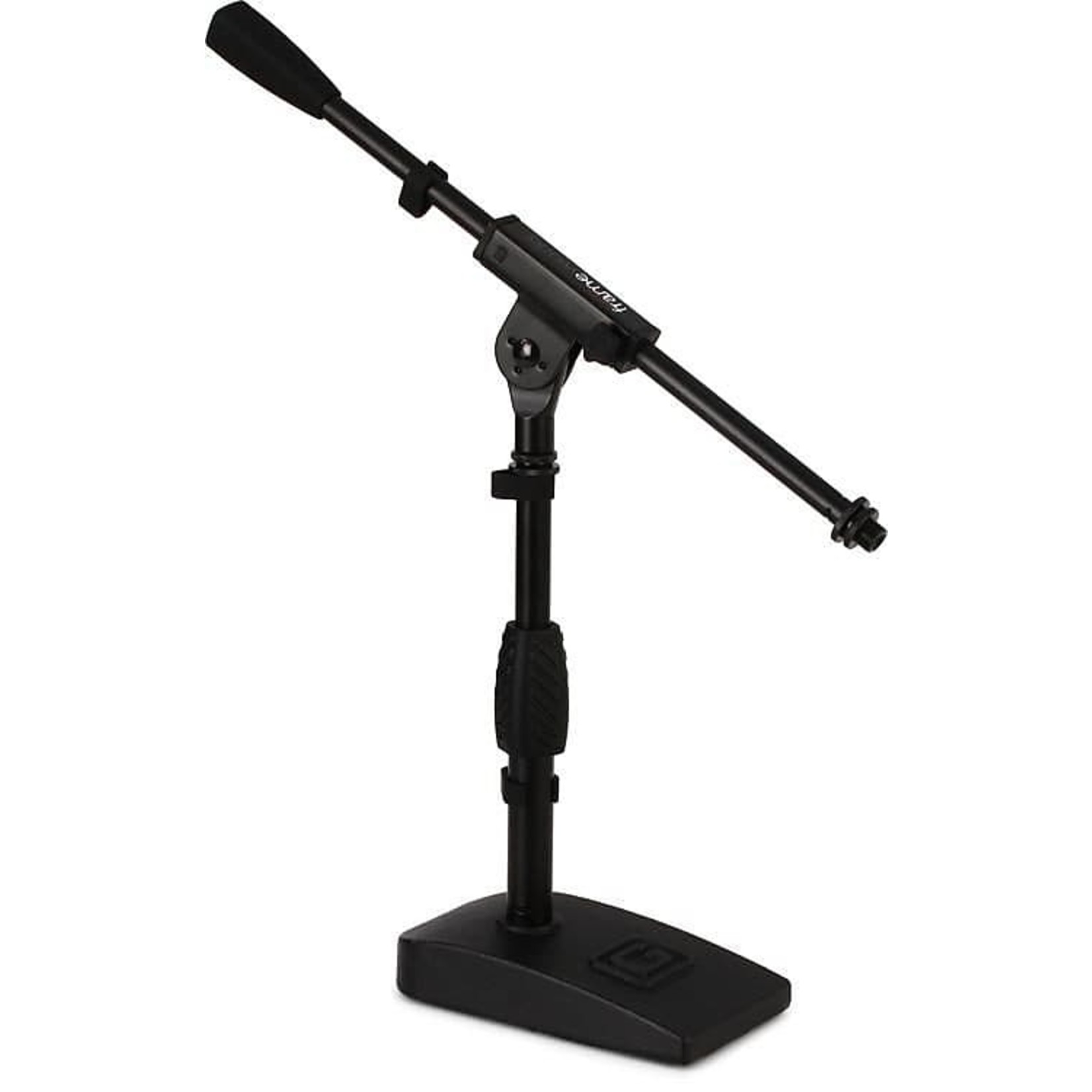 GATOR Gator Frameworks GFW-MIC-0821 Compact Base Bass Drum and Amp Mic Stand Short Mic Stand with Weighted