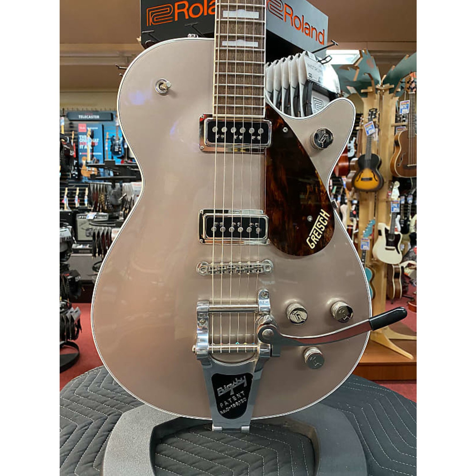 Gretsch Gretsch G6128T Players Edition Jet™ DS with Bigsby®, Rosewood Fingerboard, Sahara Metallic