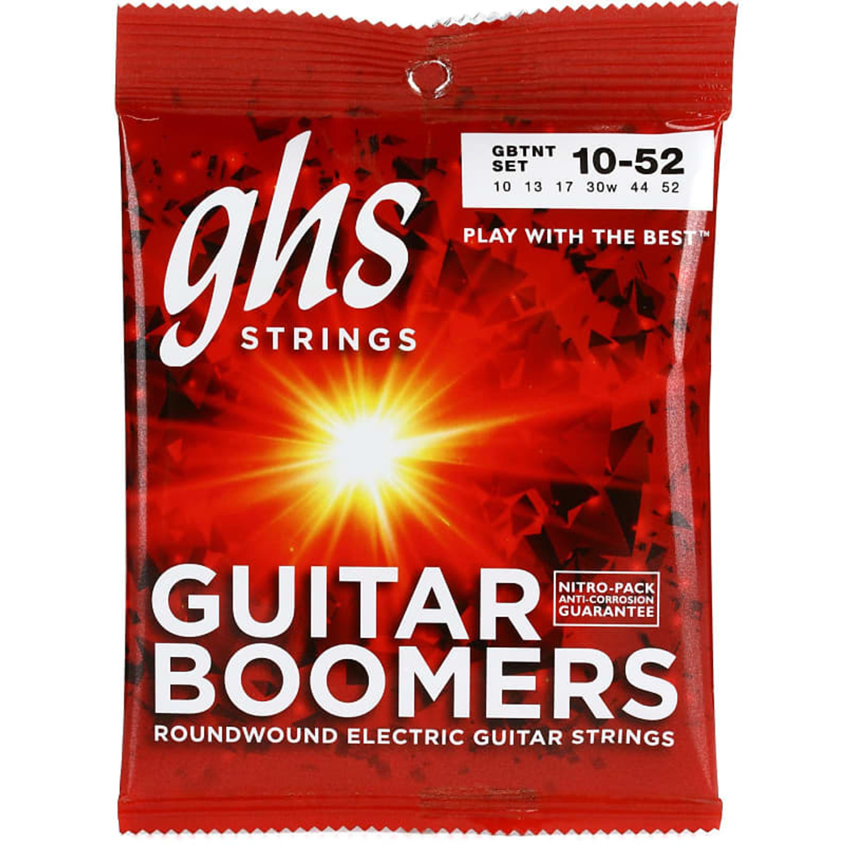 GHS GHS GBTNT Guitar Boomers Electric Guitar Strings - .010-.052 Thin-Thick