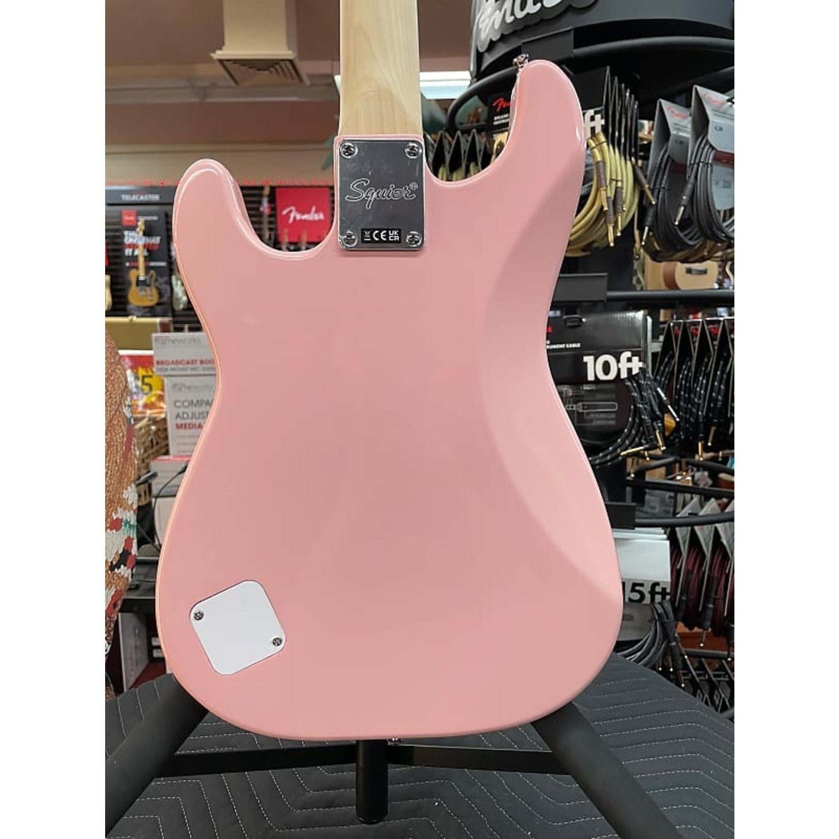 squier stratocaster shell pink