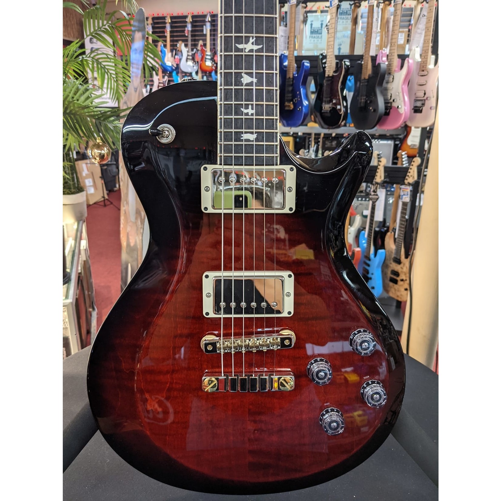 Paul Reed Smith PRS S2 McCarty 594 Singlecut Electric Guitar - Fire Red Burst
