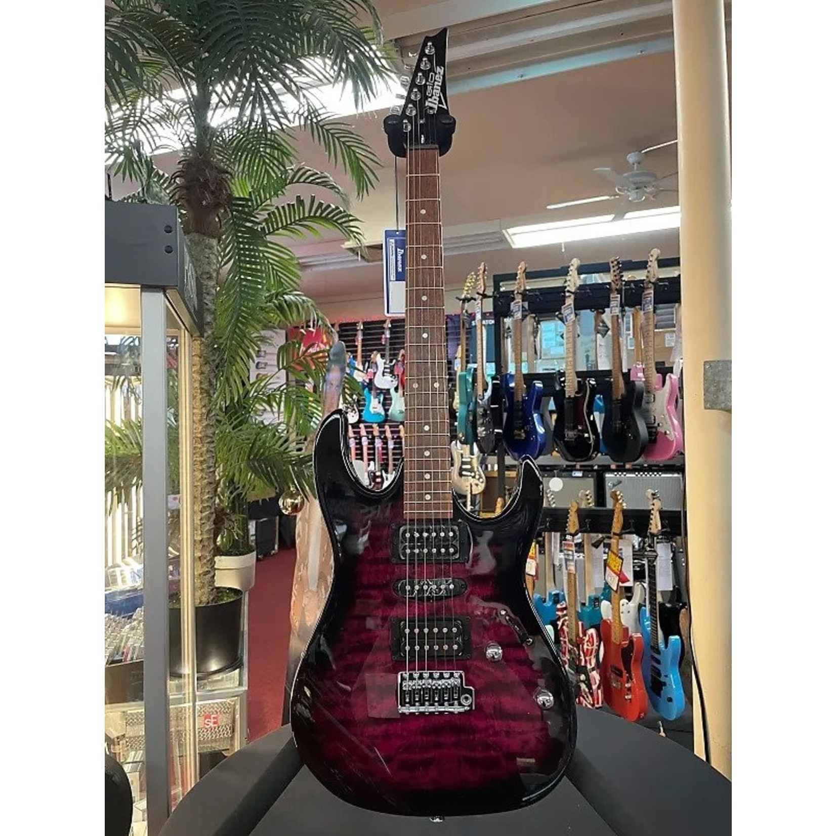 Ibanez Ibanez Gio GRX70QA Electric Guitar - Transparent Violet Sunburst