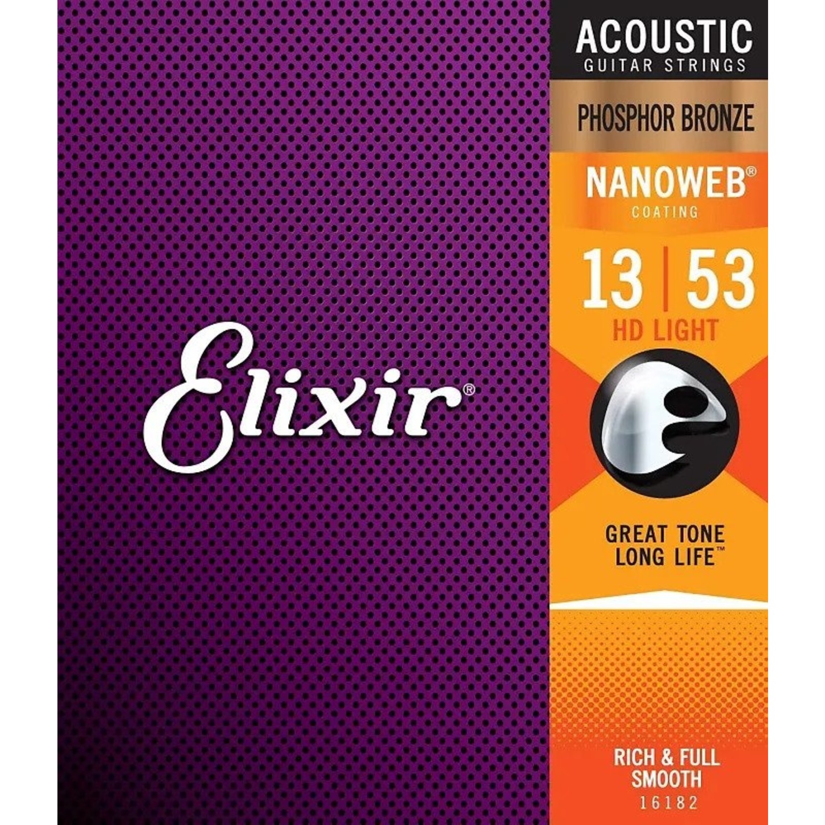 Elixir Elixir 11102 Nanoweb 80/20 Acoustic Guitar Strings - .013-.056 Medium