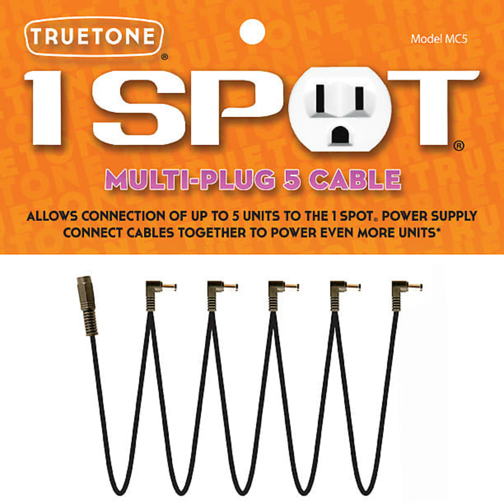 Truetone Truetone MC5 1 SPOT Multi-Plug 5 Cable