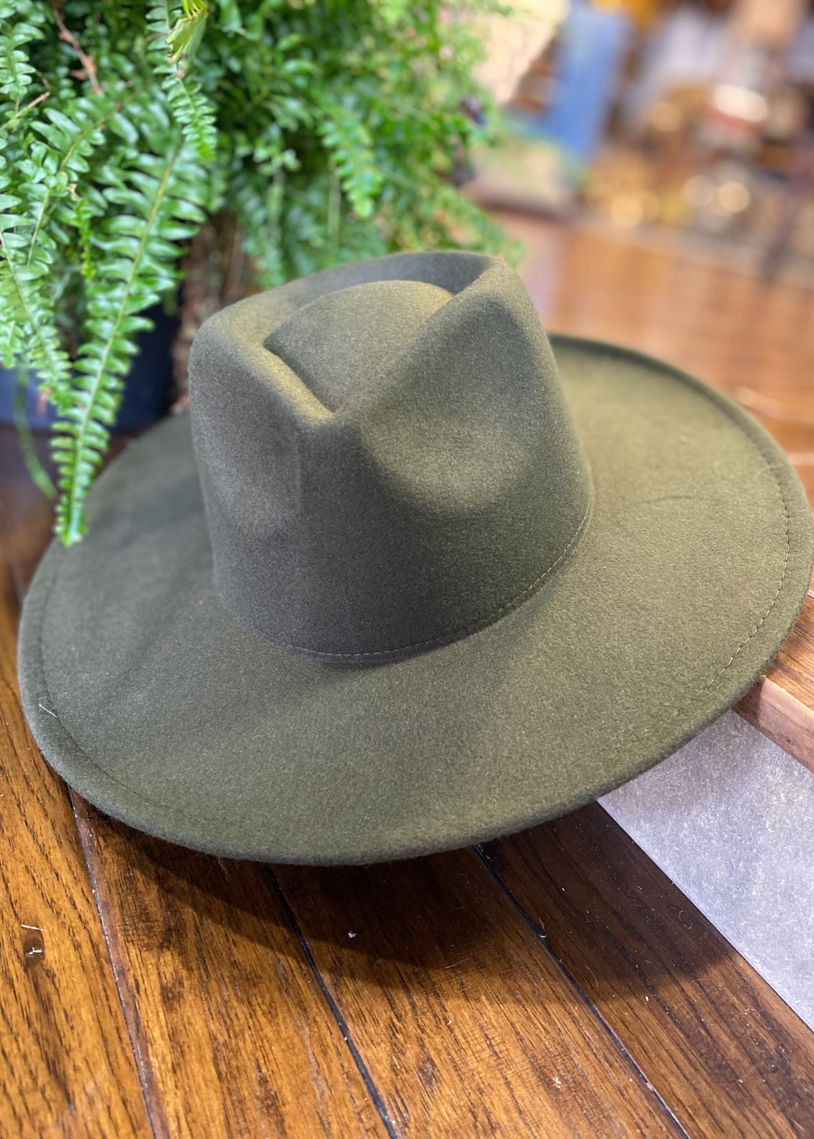 Southern Garden Custom Designed Vegan Felt Tan Hat