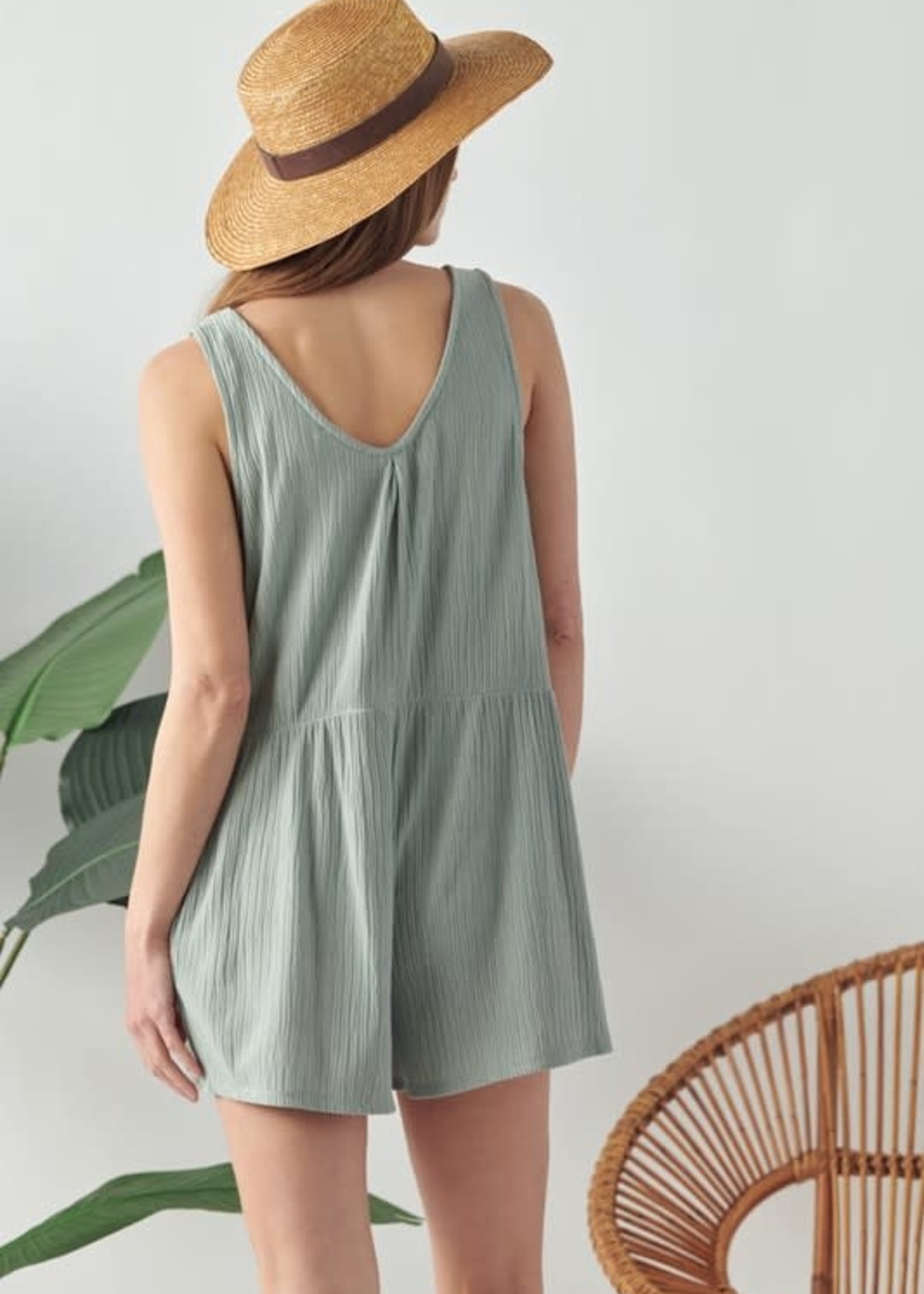 GeeGee Low Back Knot Romper