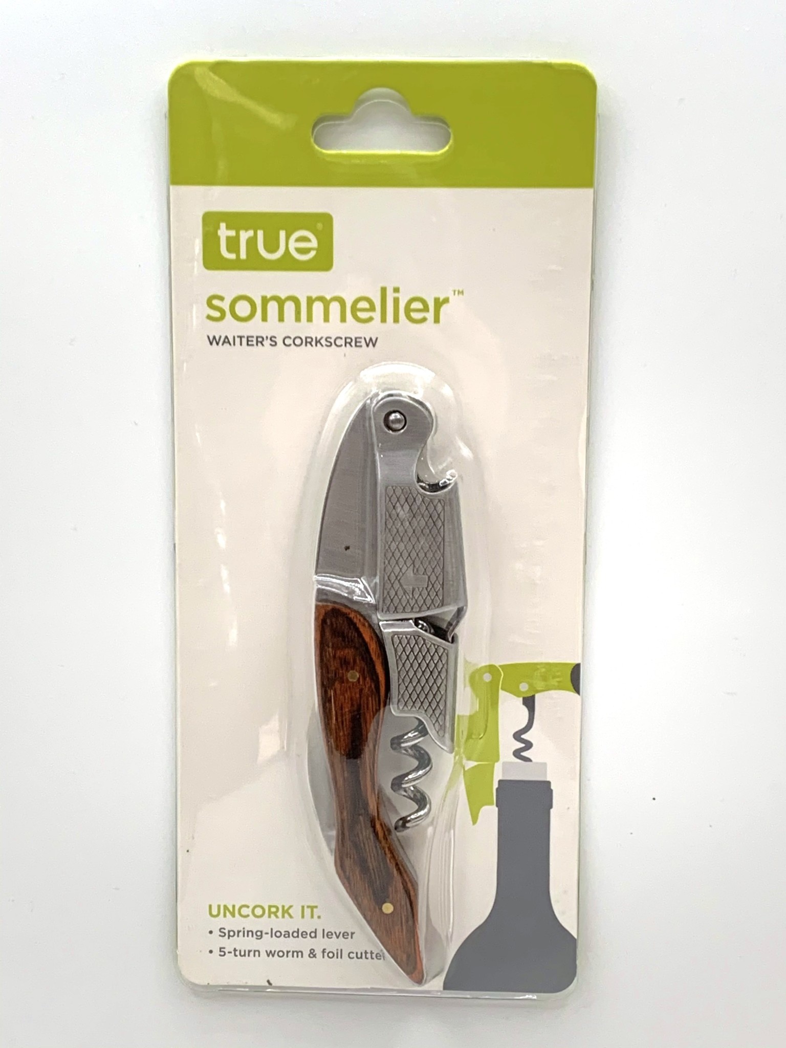 SOMMELIER Series Wood Veneer Corkscrew