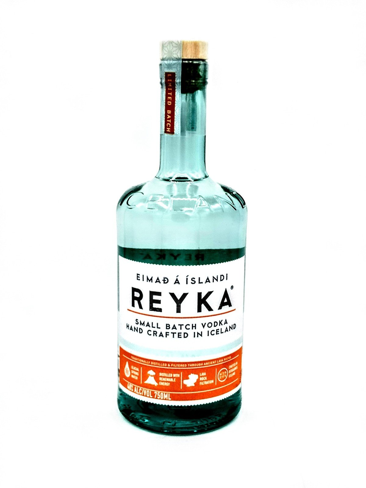 Reyka Icelandic Vodka Small Batch  (80 proof)  750ml