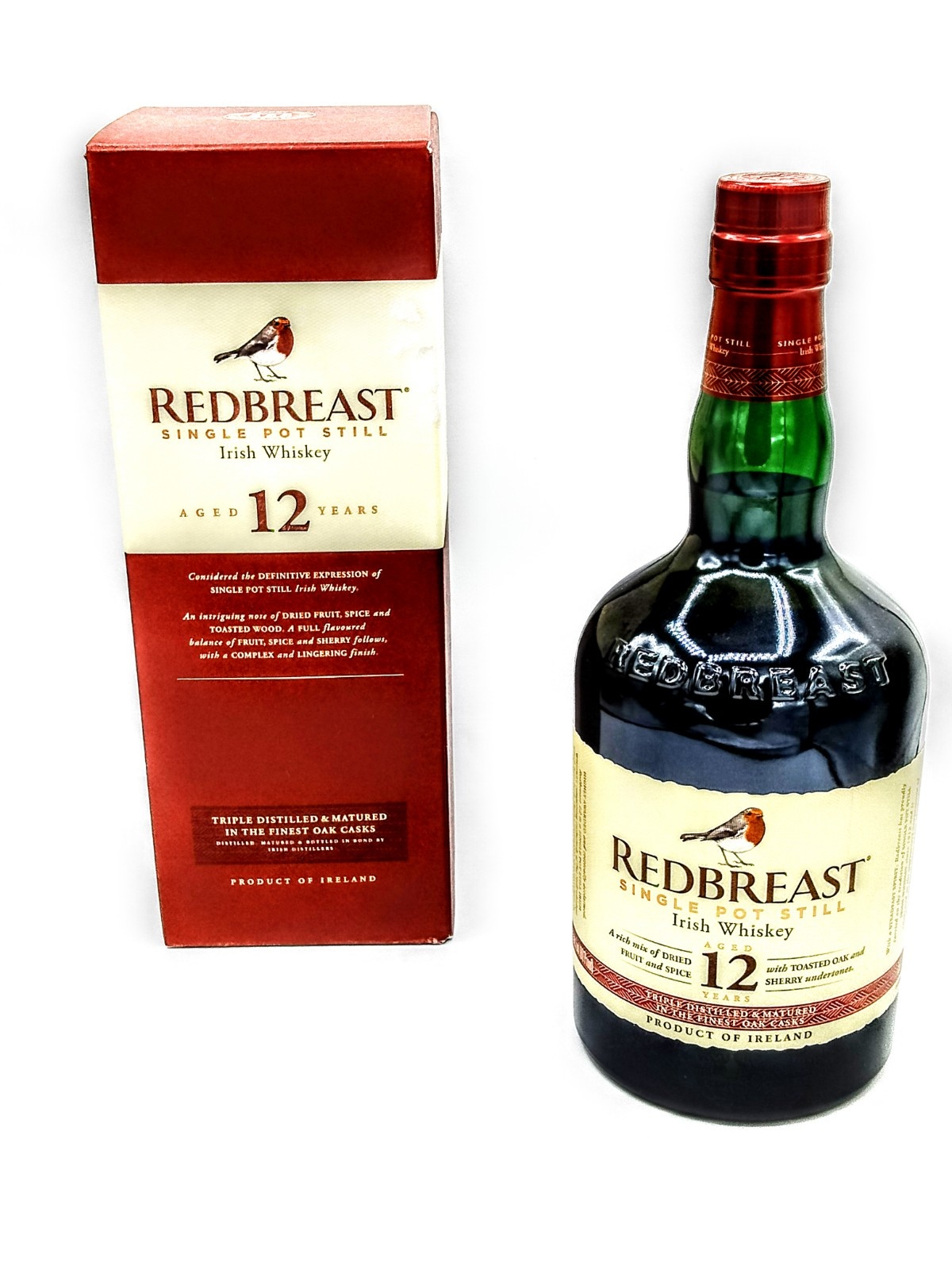Redbreast 12yr Irish Whiskey "Single Pot Still" (80 proof) 750ml