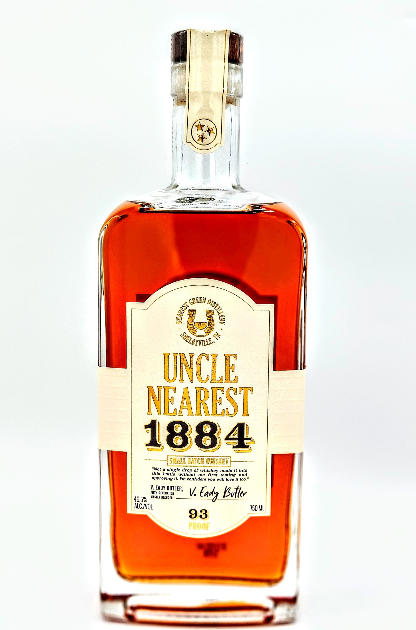 Uncle Nearest 1884 Tennessee Small Batch Whiskey (93 proof) 750ml