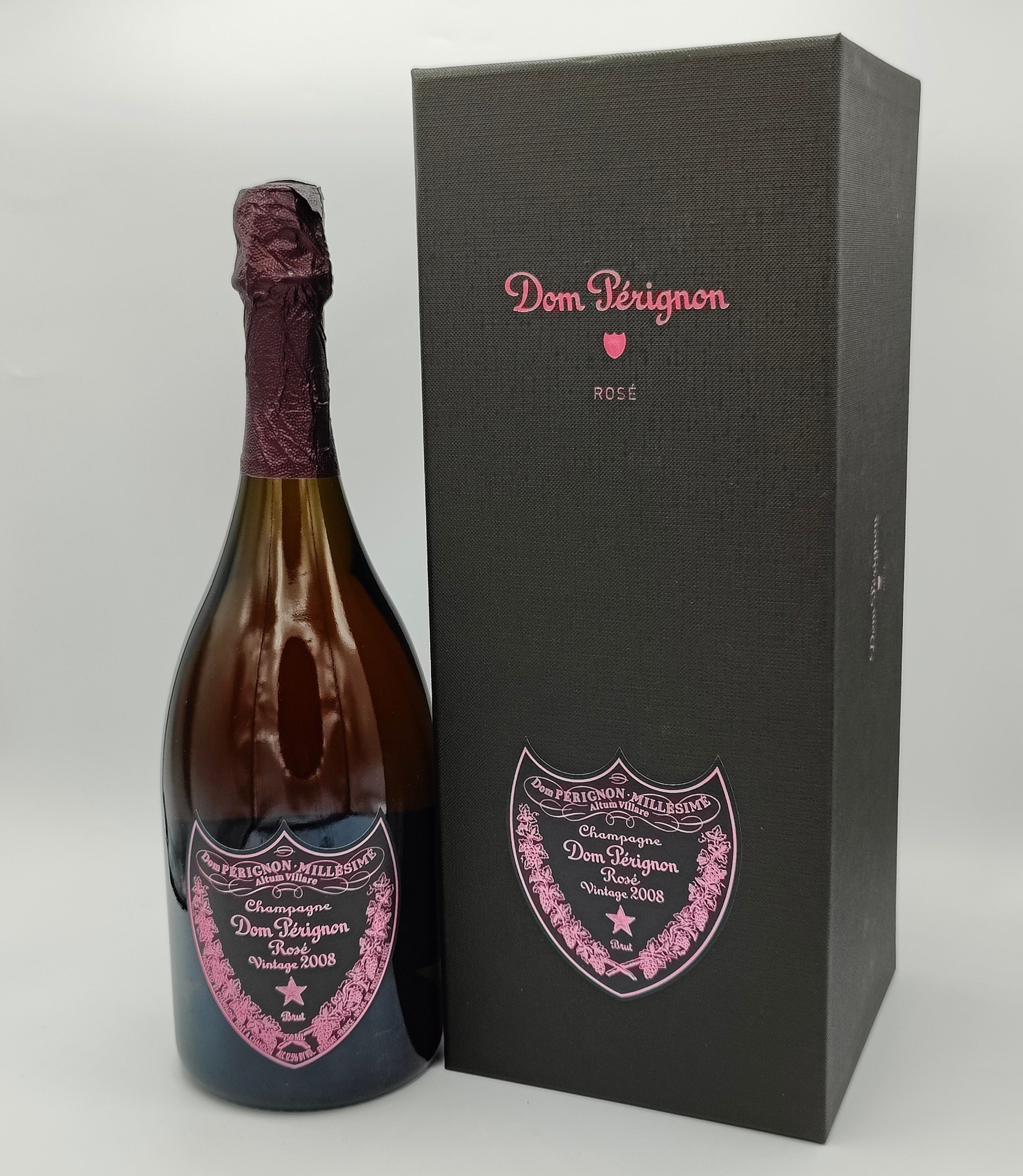 Champagne Brut Rose Grand Cru 2008 Moet Dom Perignon 750ml