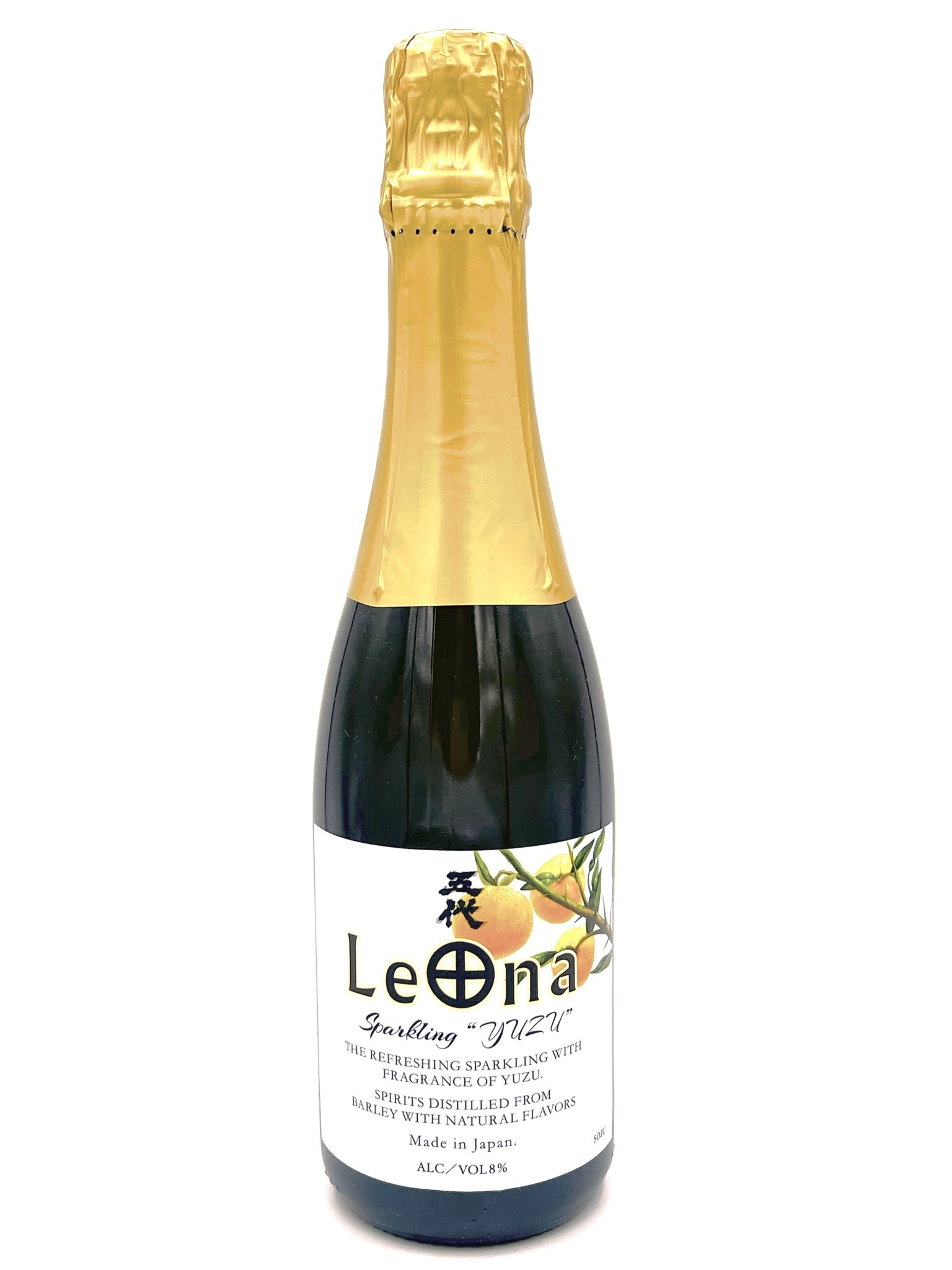 Yuzu Sparkling Semi-Sweet NV Yamamoto Shuzo "Leona" 375ml