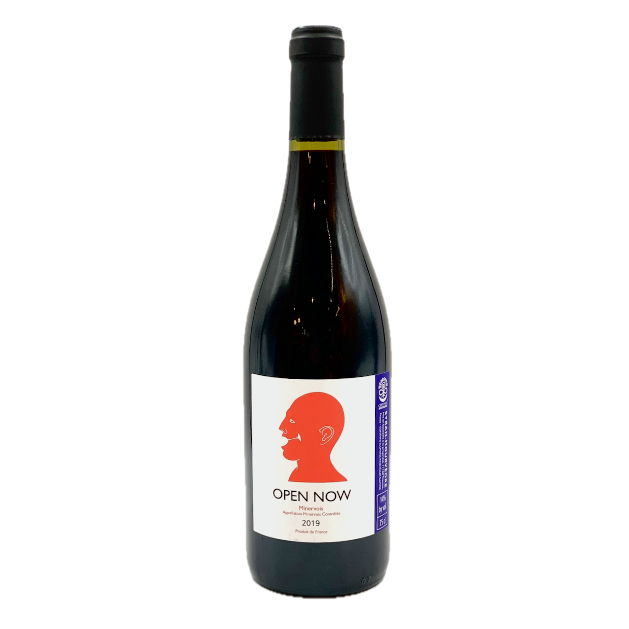Minervois Rouge "Open Now" 2019 Domaine Hegarty Chamans  750ml