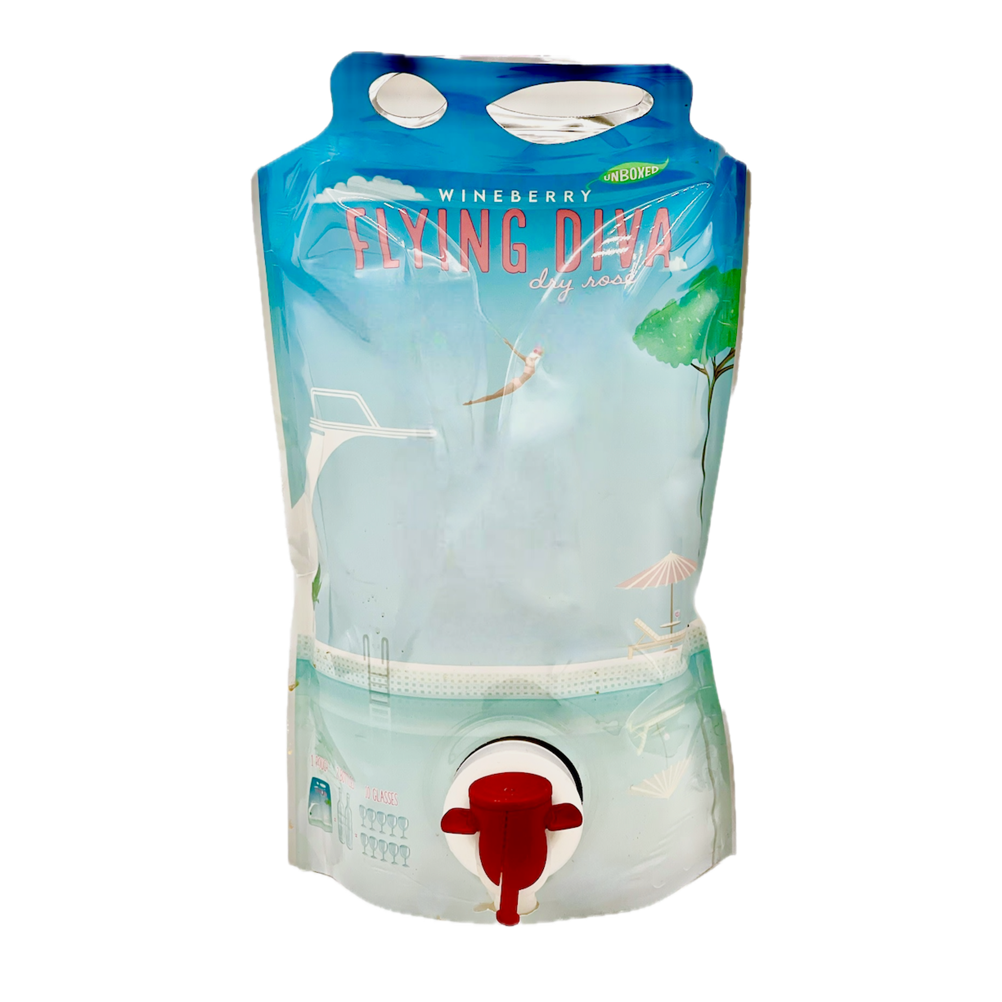 Rose French 2023 Flying Diva 1.5 Liter Pouch