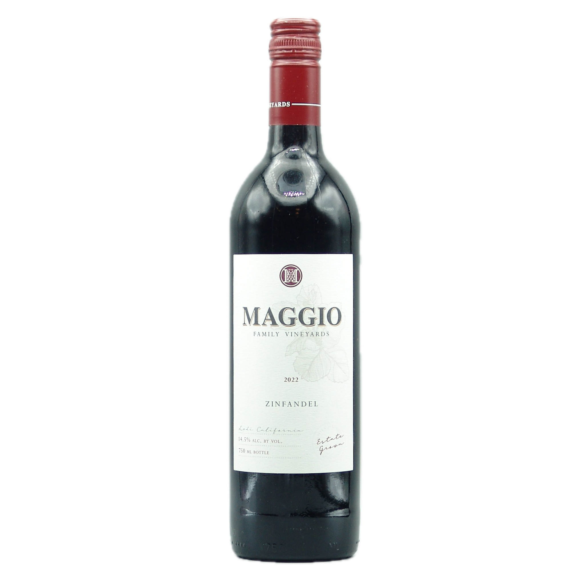 Lodi Old Vine Zinfandel 2021/22  Maggio Family Vineyards 750ml