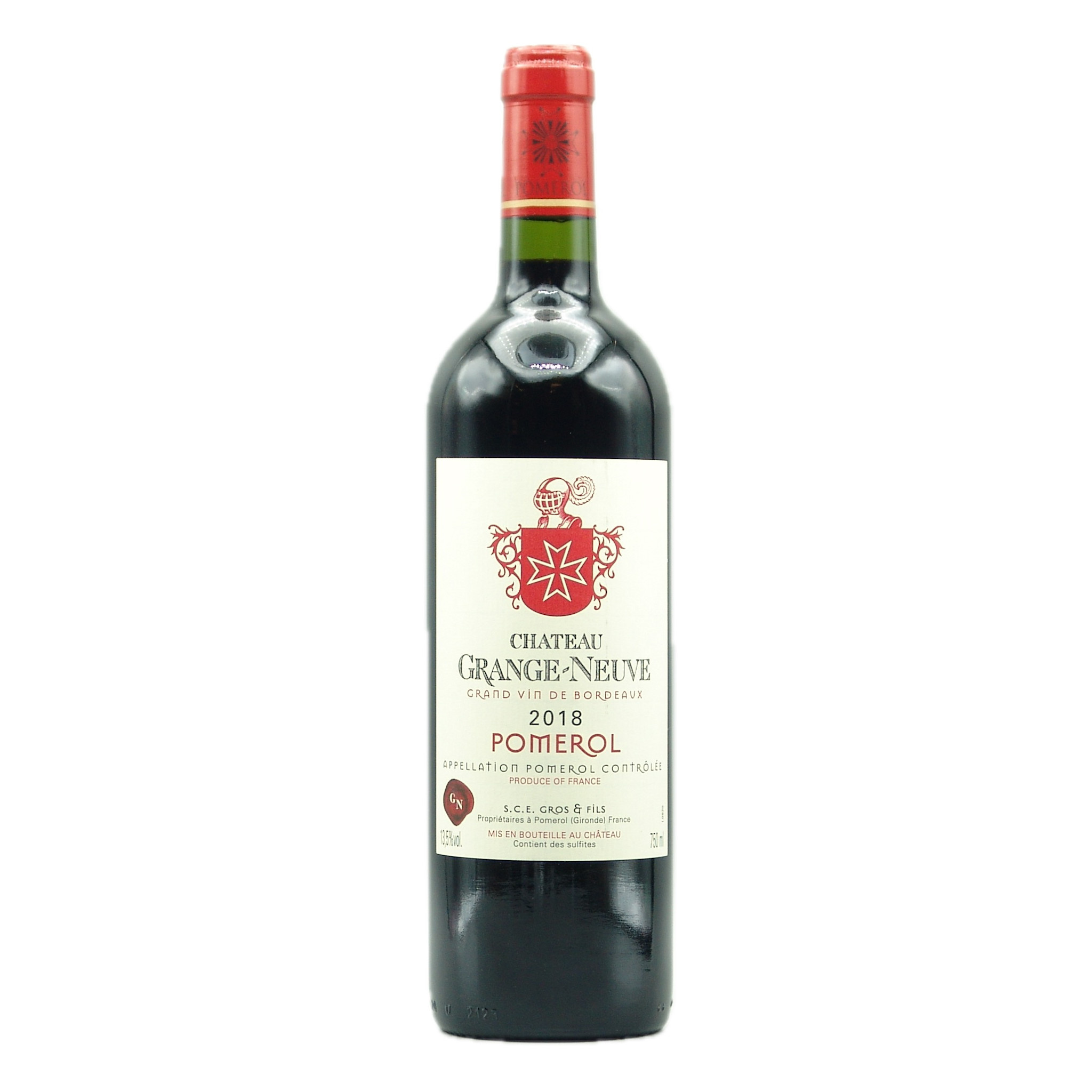 Pomerol Grand Vin 2018 Chateau Grange Neuve  750ml