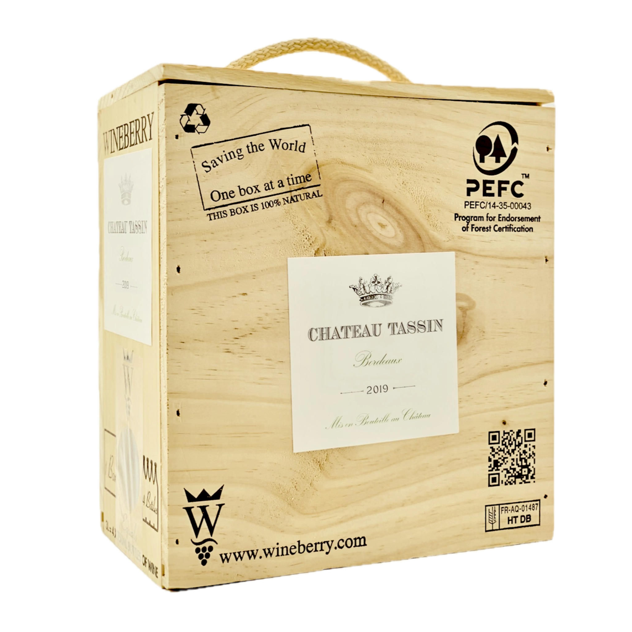 Bordeaux Blanc  2021 Chateau Tassin 3.0 Liter Box