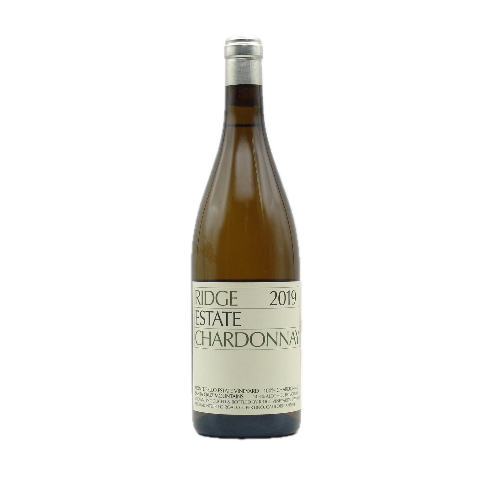 Santa Cruz Mountain Chardonnay 2019 Ridge Vineyards “Montebello” 750ml