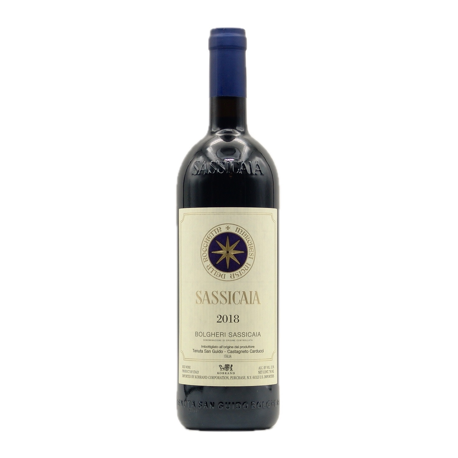 Bolgheri Sassicaia 2018 Tenuta San Guido  750ml
