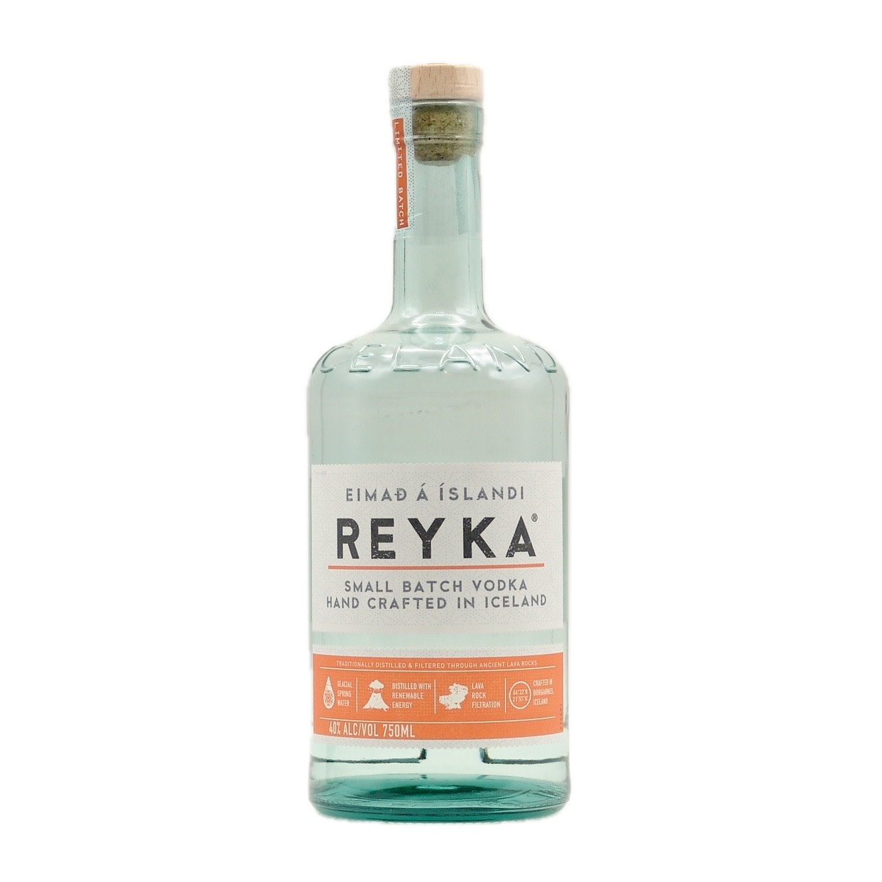 Reyka Icelandic Vodka Small Batch  (80 proof)  750ml
