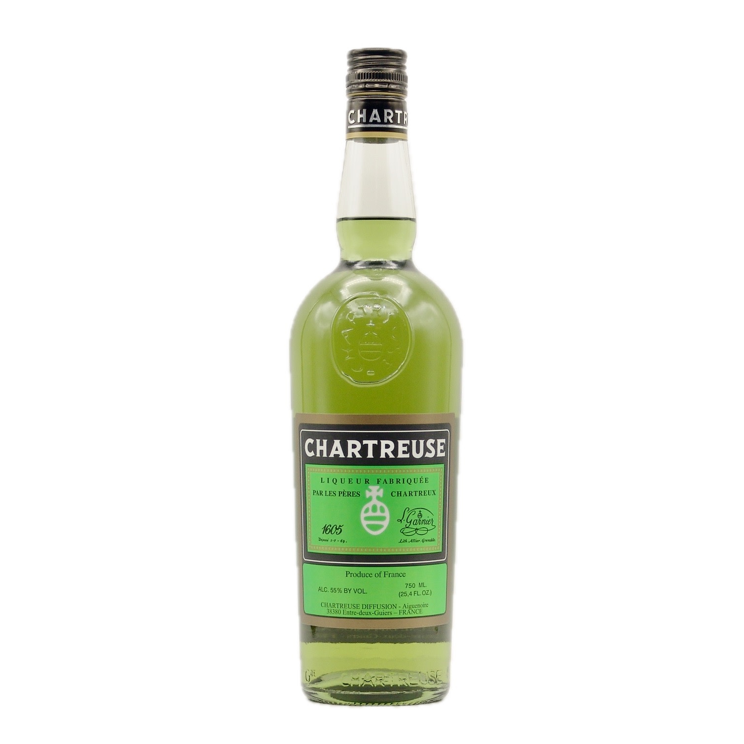 (1bt PER PERSON) Chartreuse Green Liqueur  750ml (110 proof) (NO DISCOUNTS)