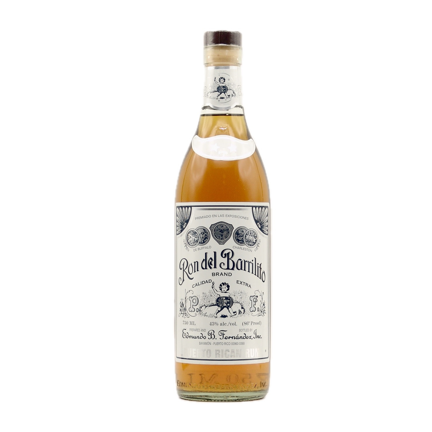 Ron del Barrilito Ultra-Premium 2 Star Rum 750ml (86 Proof)