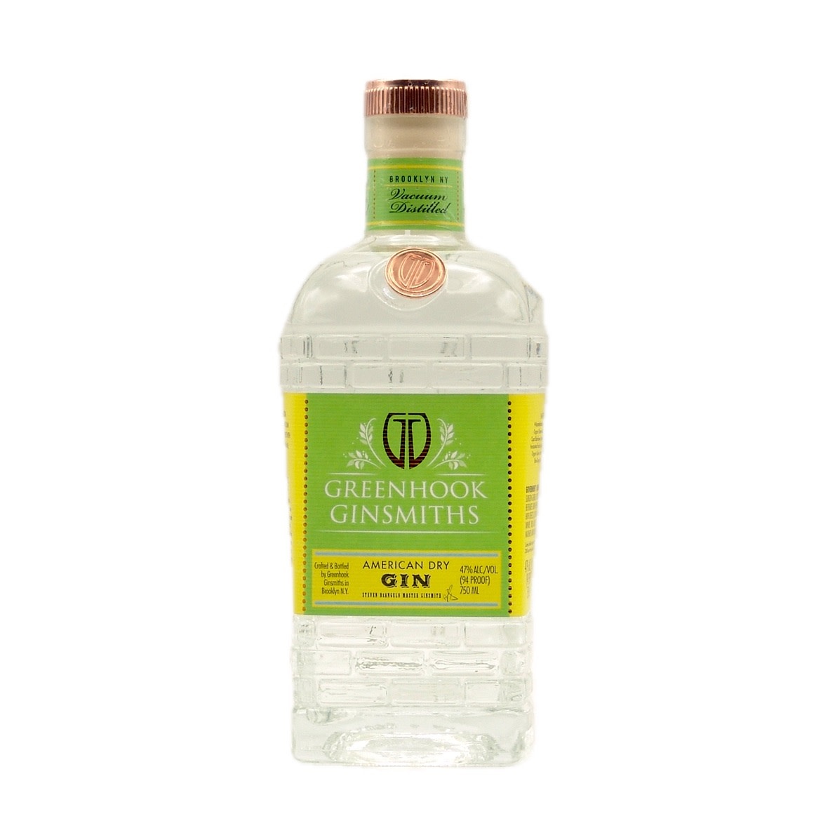 Greenhook Ginsmiths American Dry Gin 750ml (94 Proof)