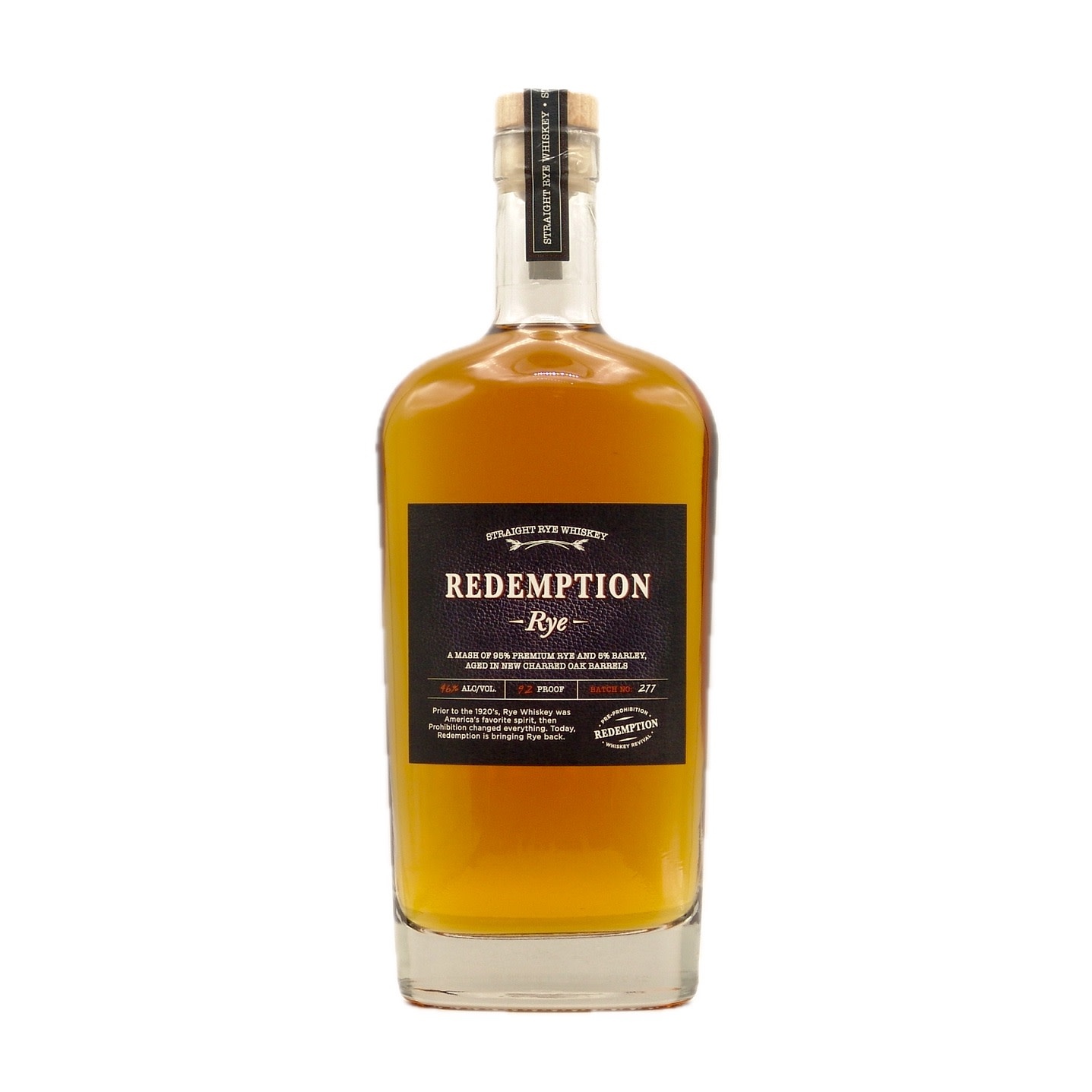 Bardstown Redemption Rye Whiskey 750ml (92proof)