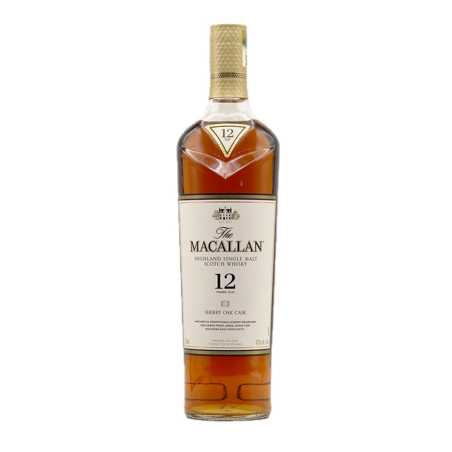 The Macallan "Sherry Cask" 12yr Single Malt Scotch Whisky 750ml (86 proof)