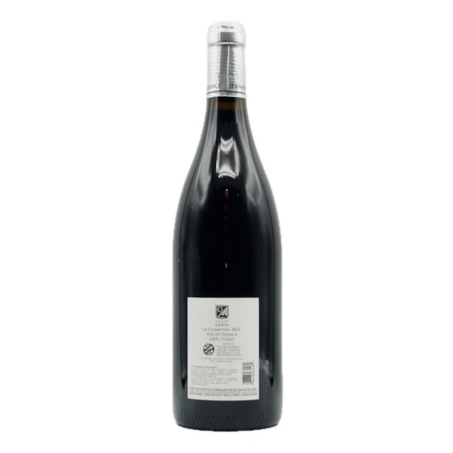 French Syrah 2022 Jean Michel Gerin "La Champine" 750ml