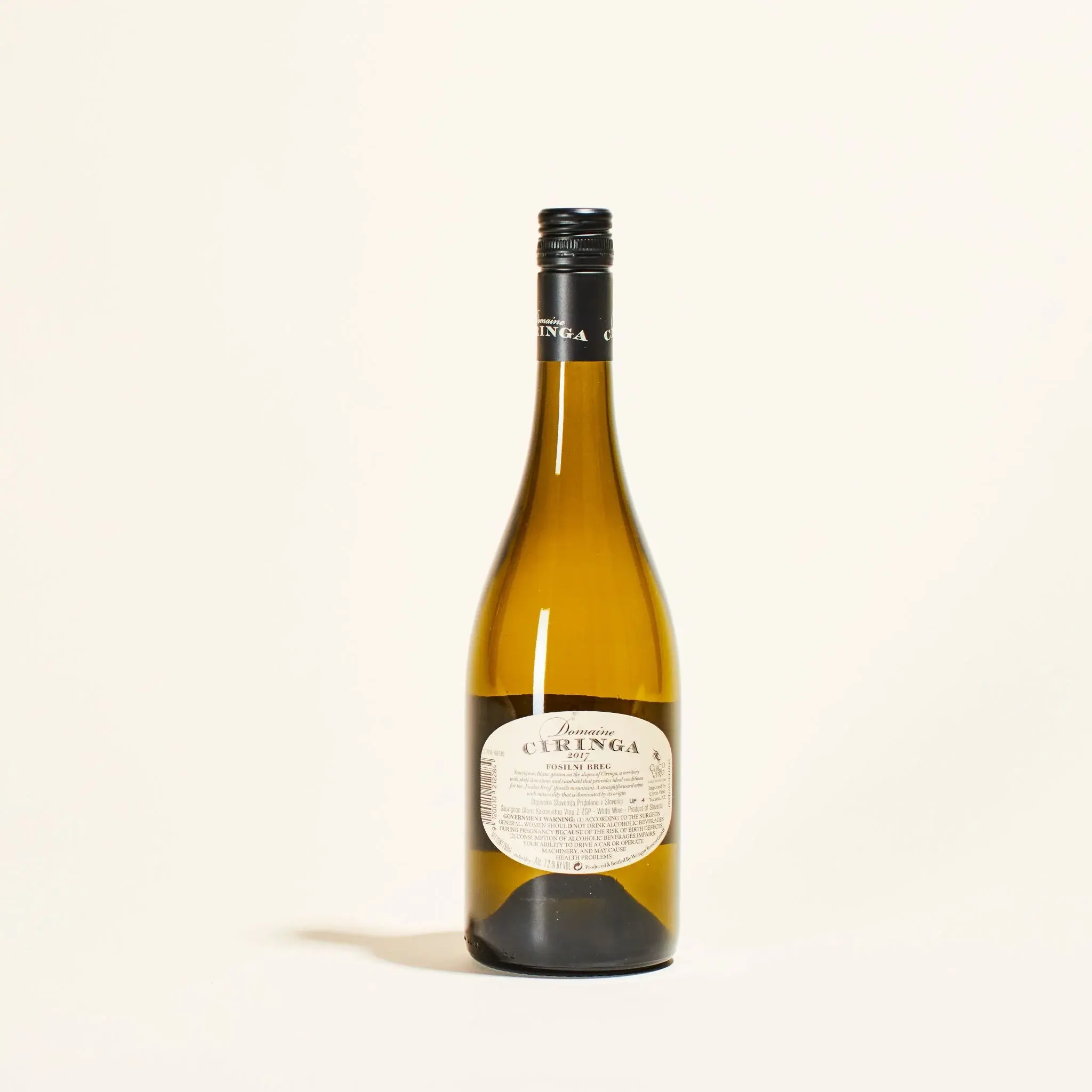 Slovenia Sauvignon Blanc 2023 Domaine Ciringa "Fosilini Breg"  750ml
