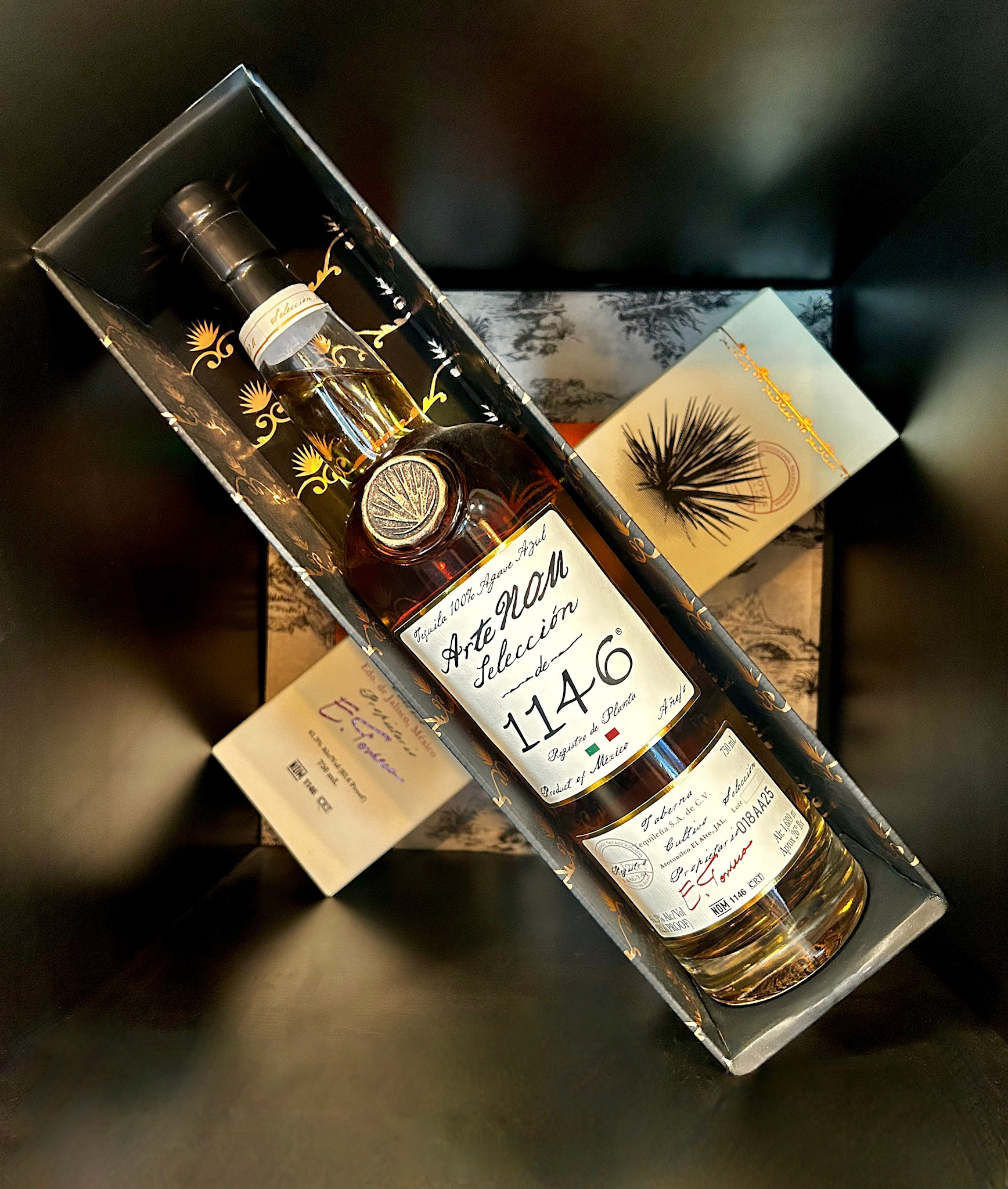 ArteNOM 1146 Tequila Anejo (82.6 proof) 750ml