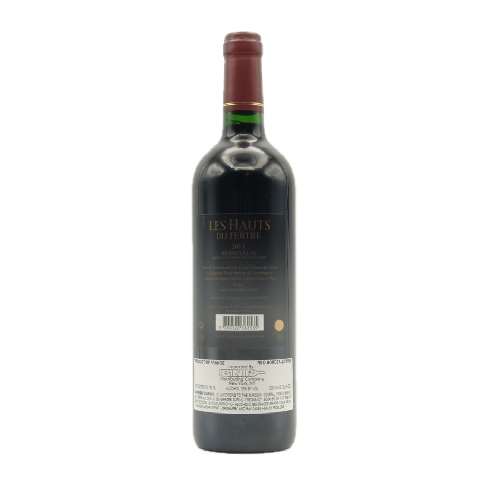 Margaux 2011 Les Hauts Du Tertre  750ml