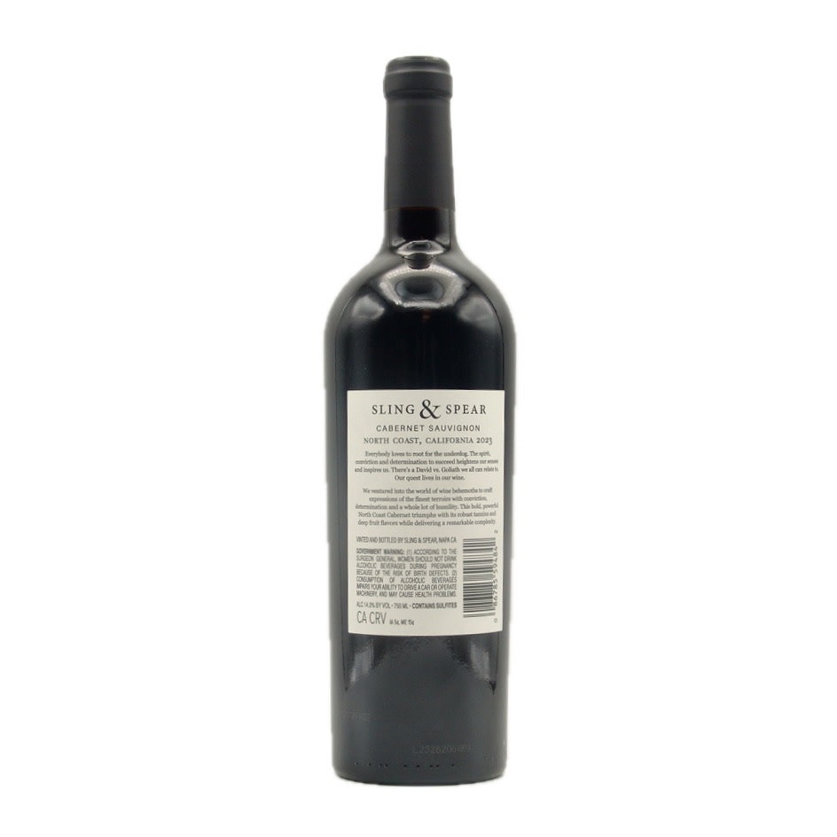 North Coast Cabernet Sauvigon 2023 Sling & Spear 750ml